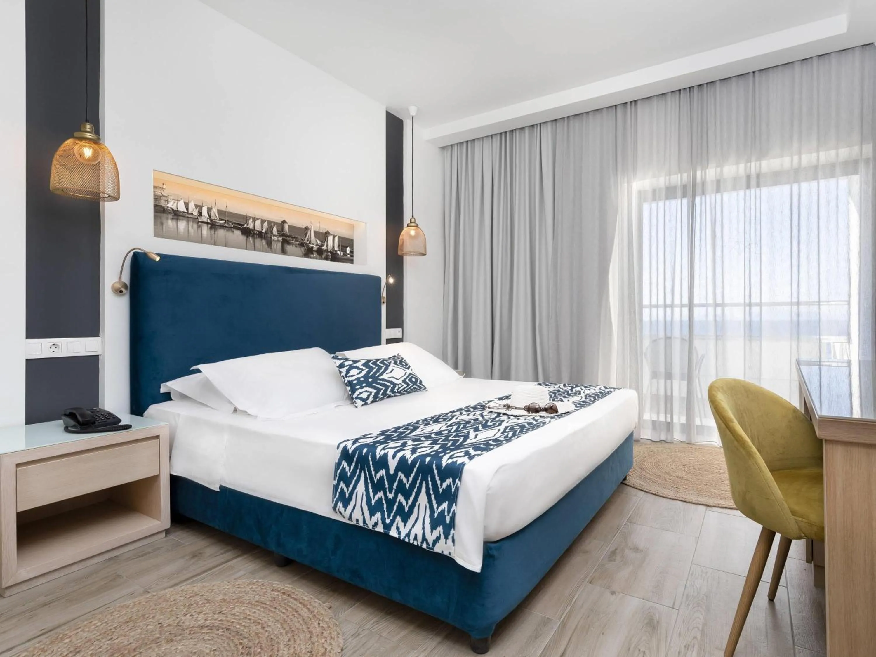 Bedroom, Bed in Mercure Rhodes Alexia Hotel & Spa