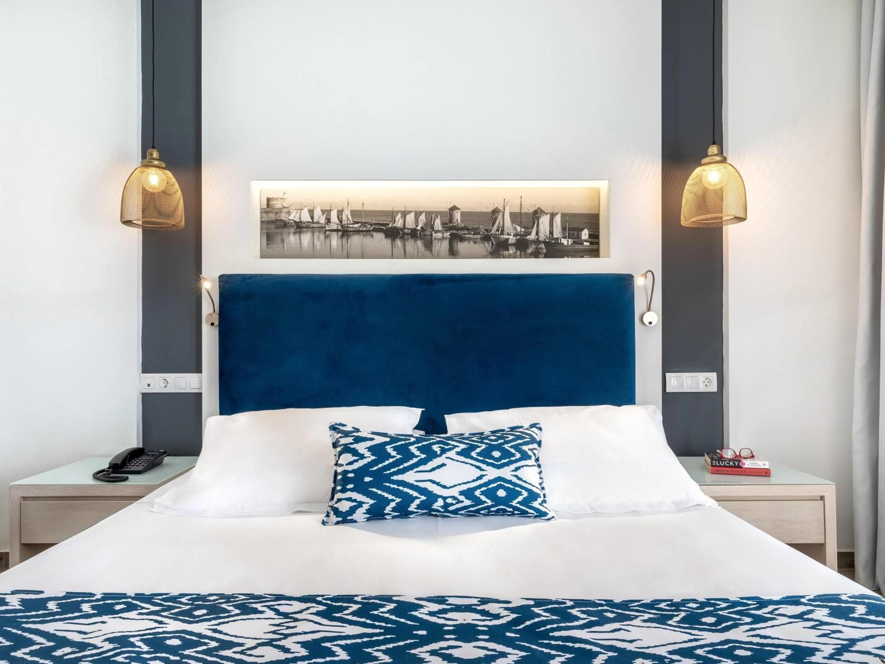 Bedroom, Bed in Mercure Rhodes Alexia Hotel & Spa