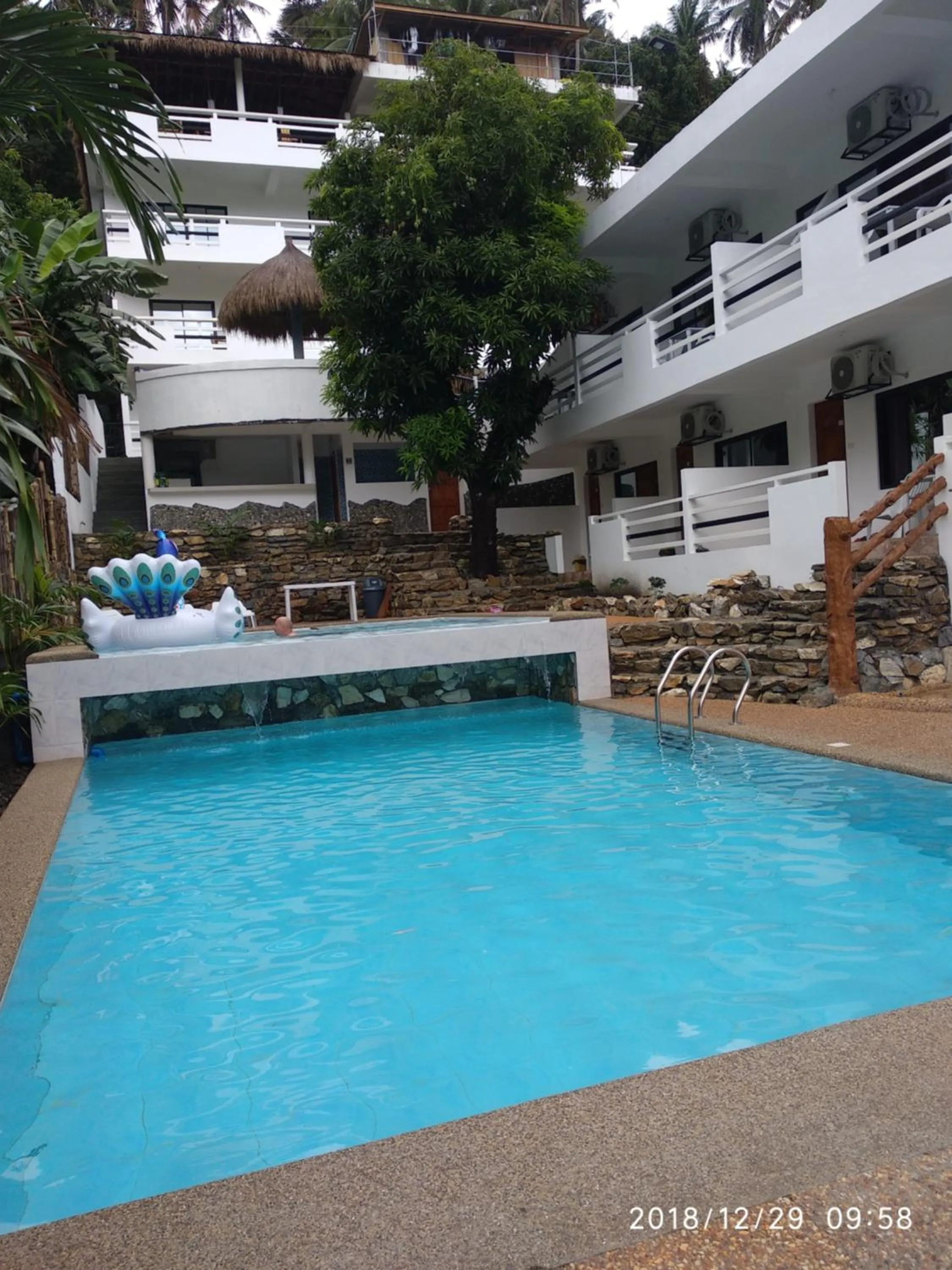 Pool view in Jalyn's Resort Sabang