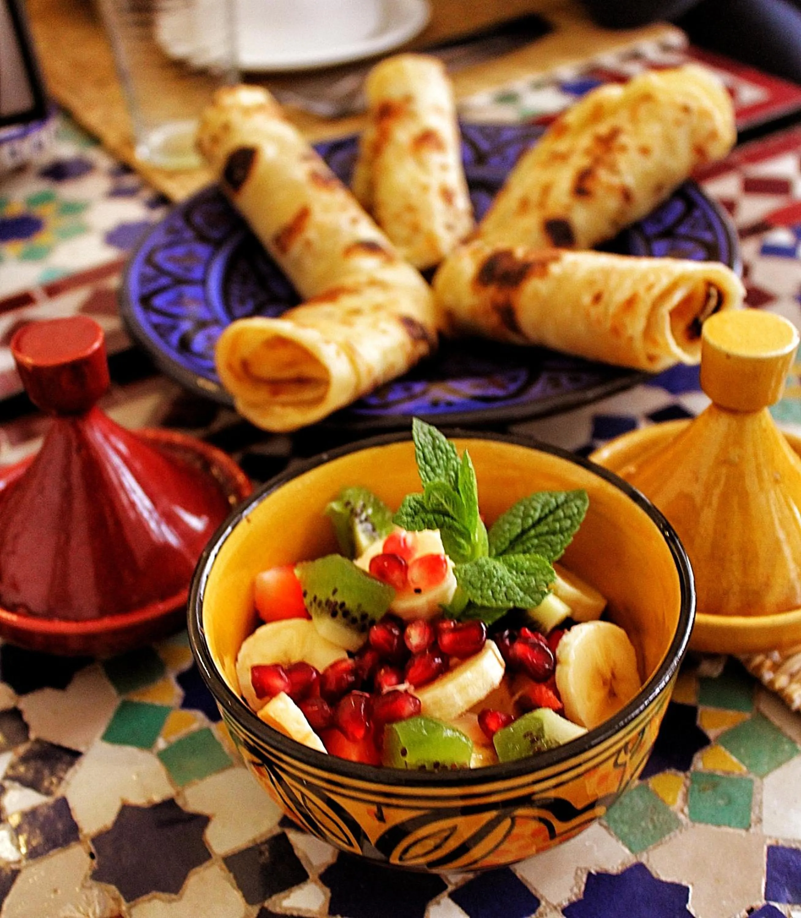 Food in Riad El Arco ROOFTOP POOL & Spa