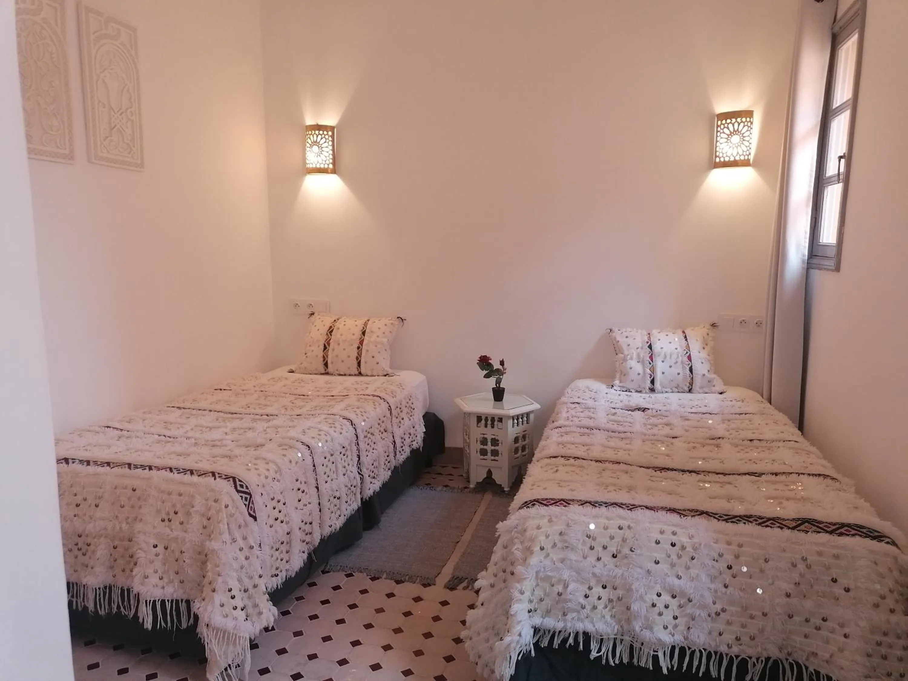 Bed in Riad El Arco ROOFTOP POOL & Spa