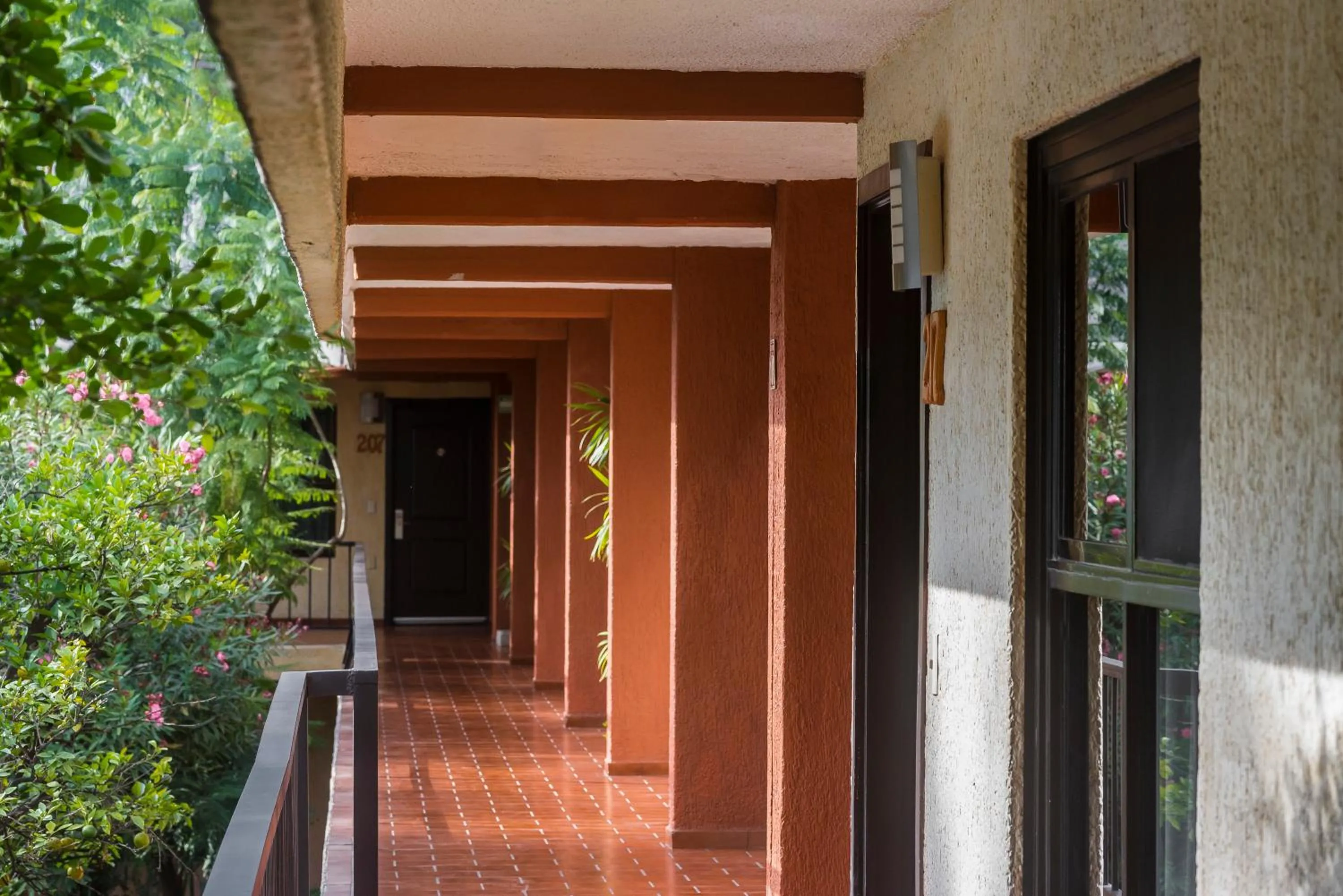 Patio in Hotel Puerta Del Sol Guadalajara