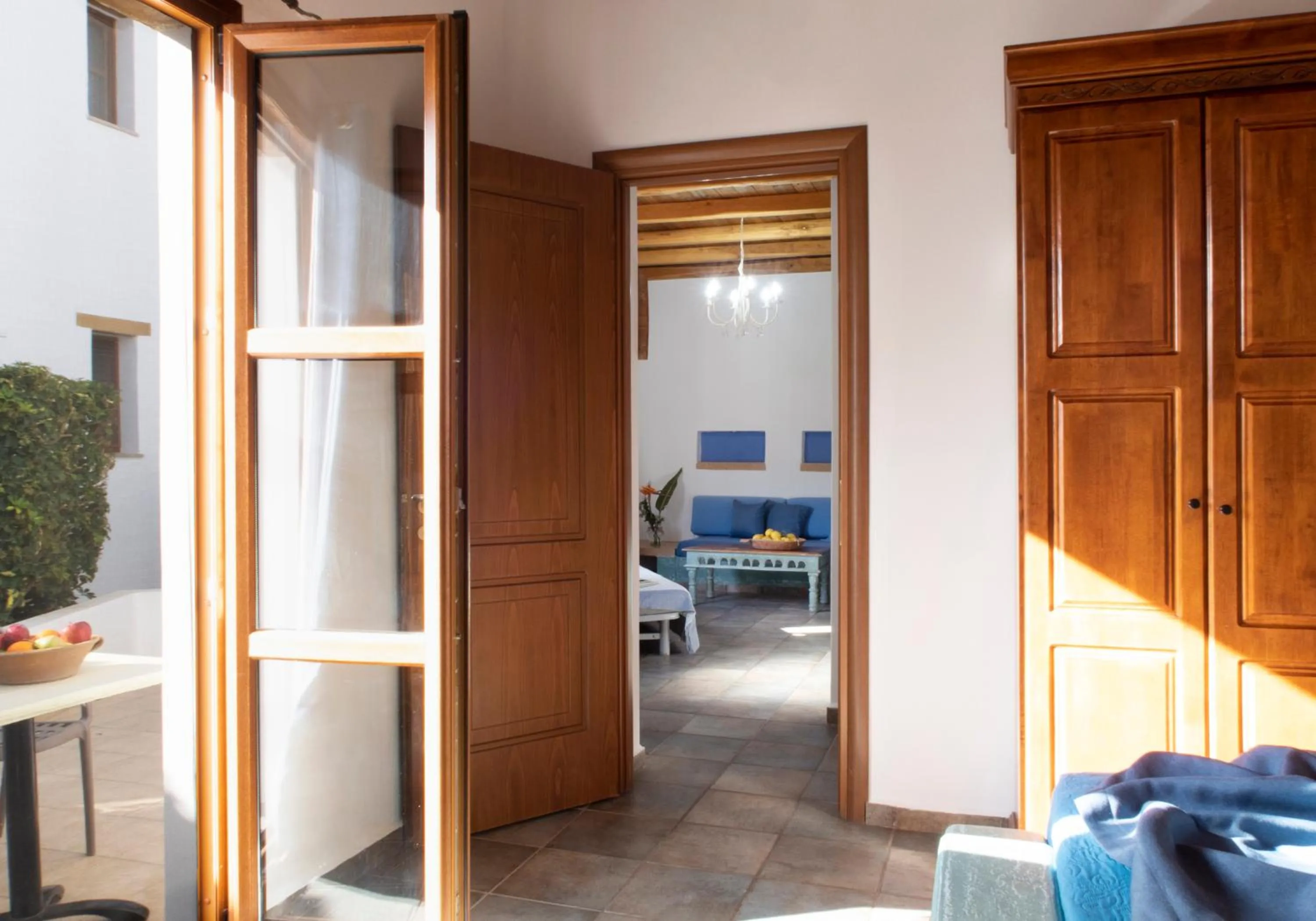 Bed in Panteli Beach Hotel