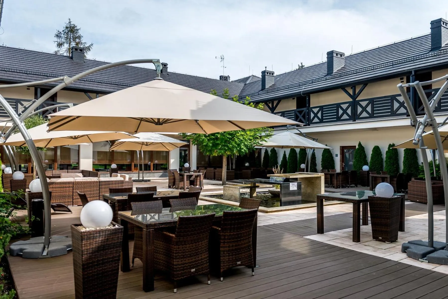 Patio in Hotel Amazonka Conference and Spa