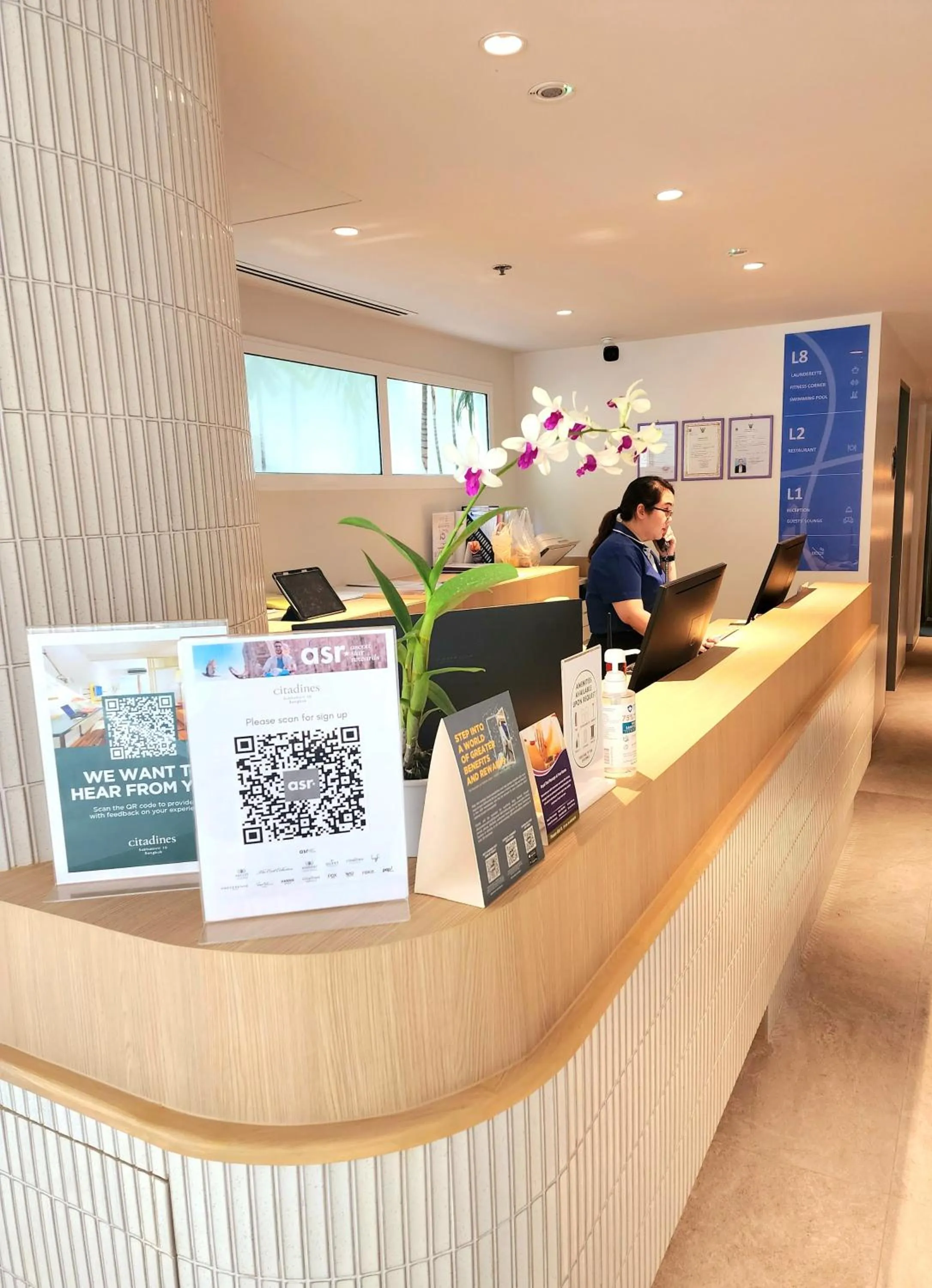 Lobby or reception in Citadines Sukhumvit 16 Bangkok