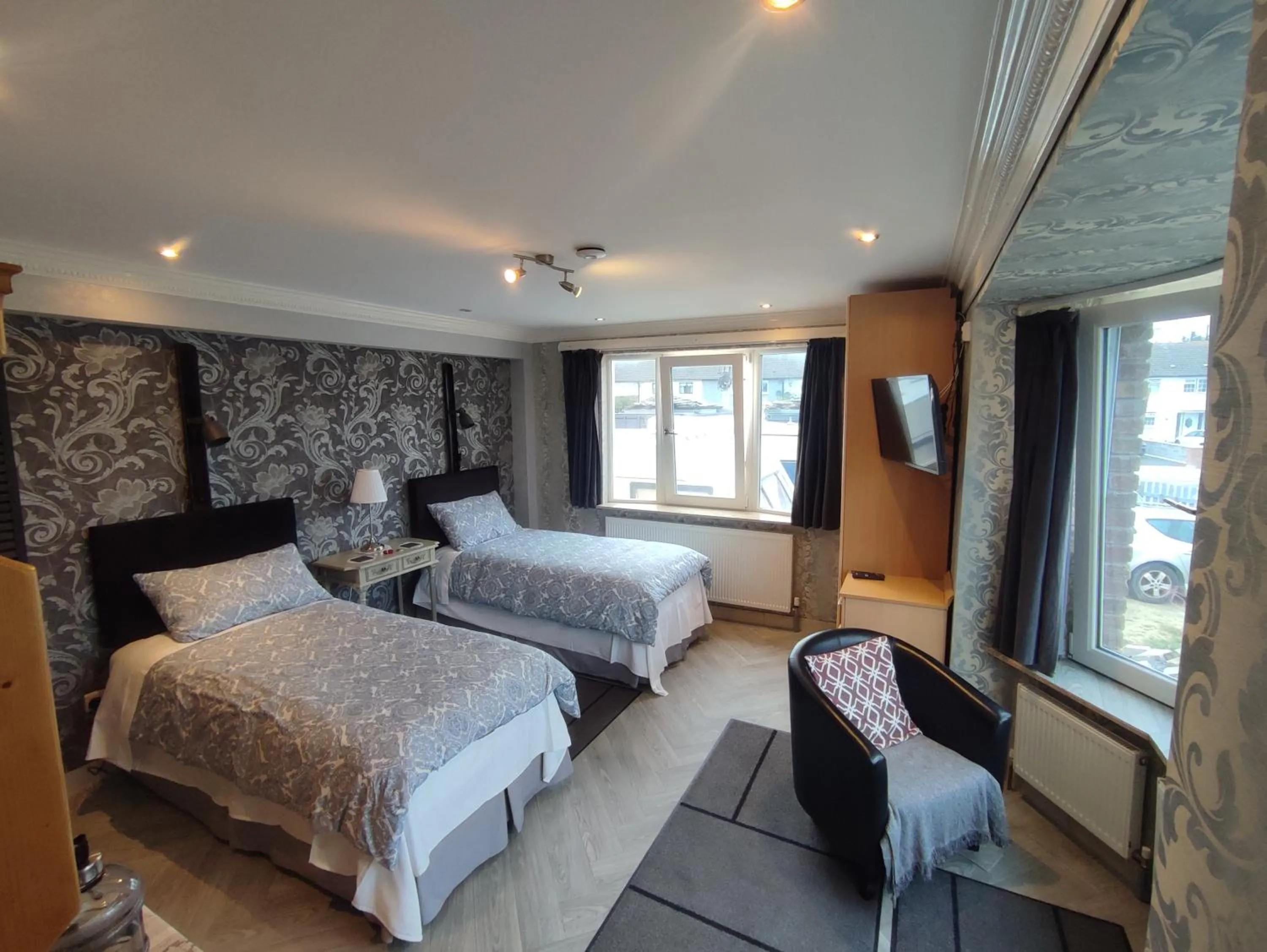 Bed in Marie's Bed and Breakfast