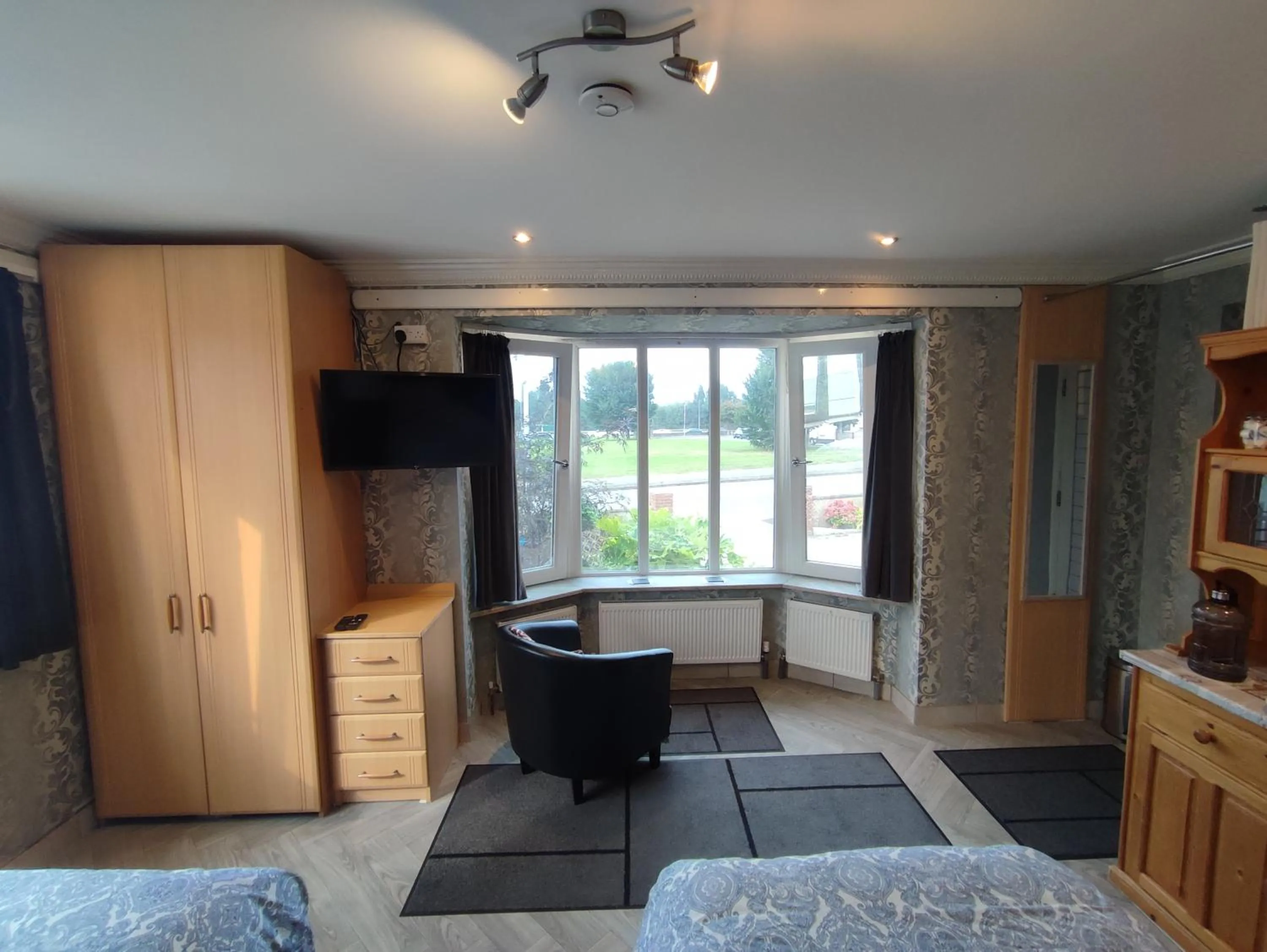 Bed in Marie's Bed and Breakfast