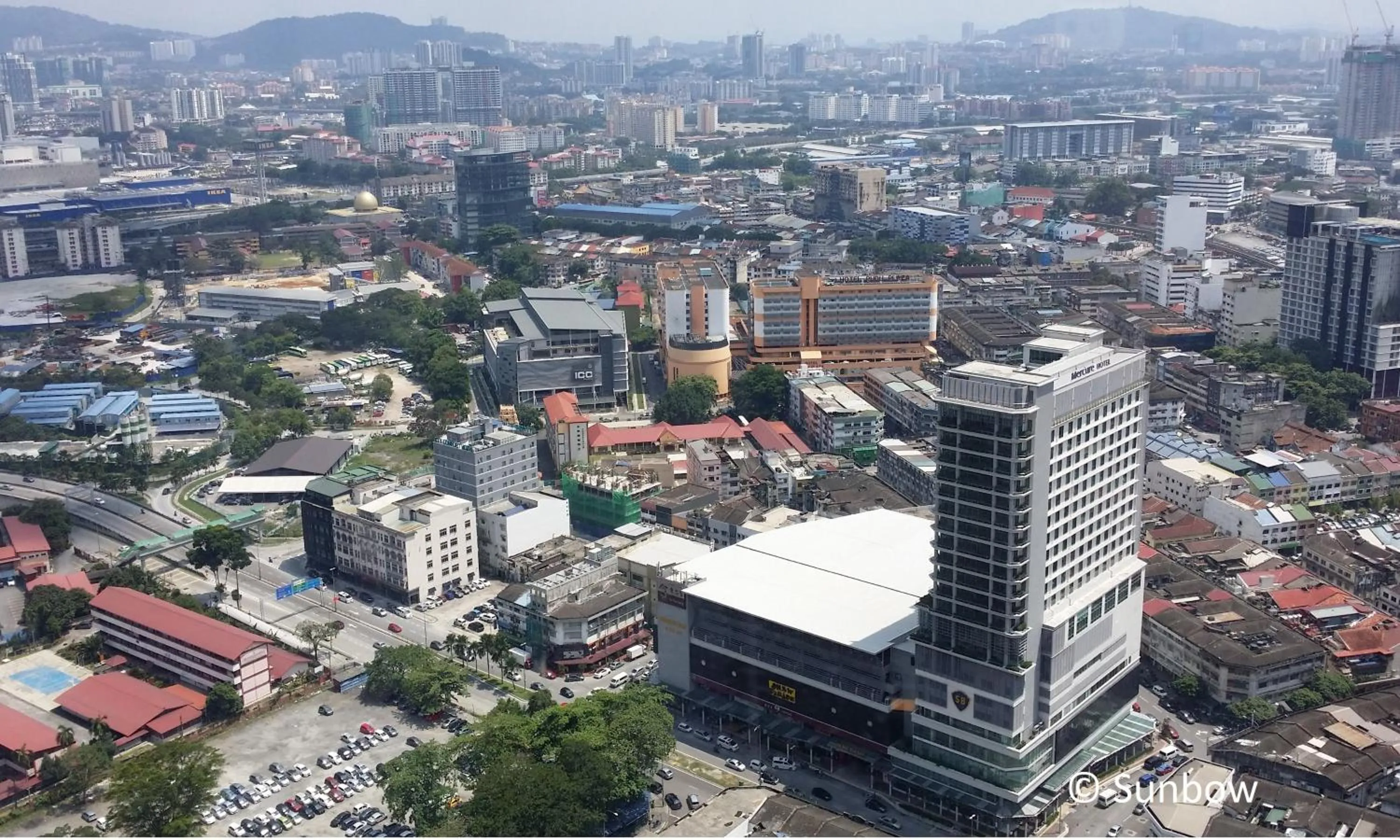 City view in Sunbow Suites @ Times Square Kuala Lumpur