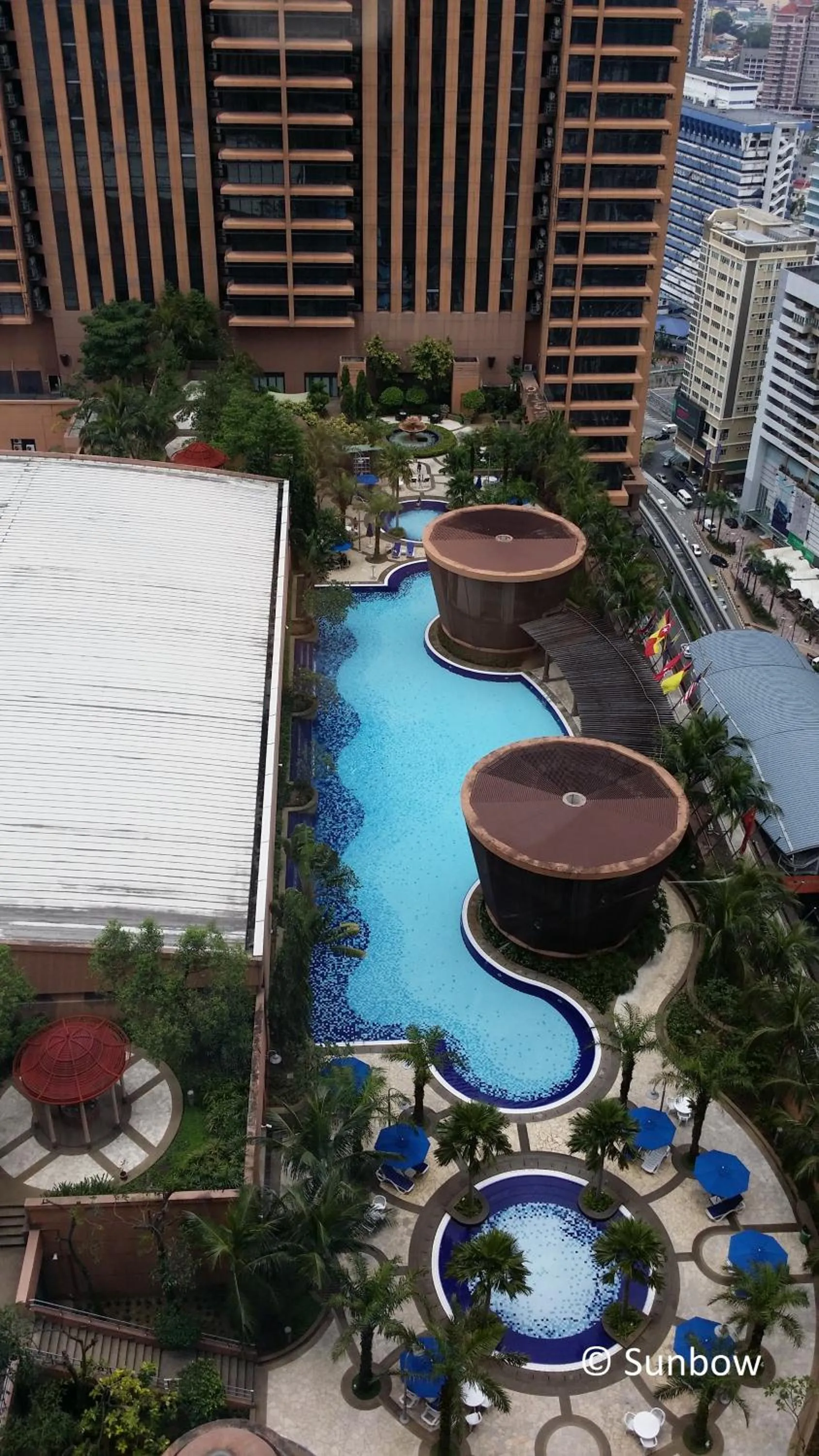Pool view in Sunbow Suites @ Times Square Kuala Lumpur