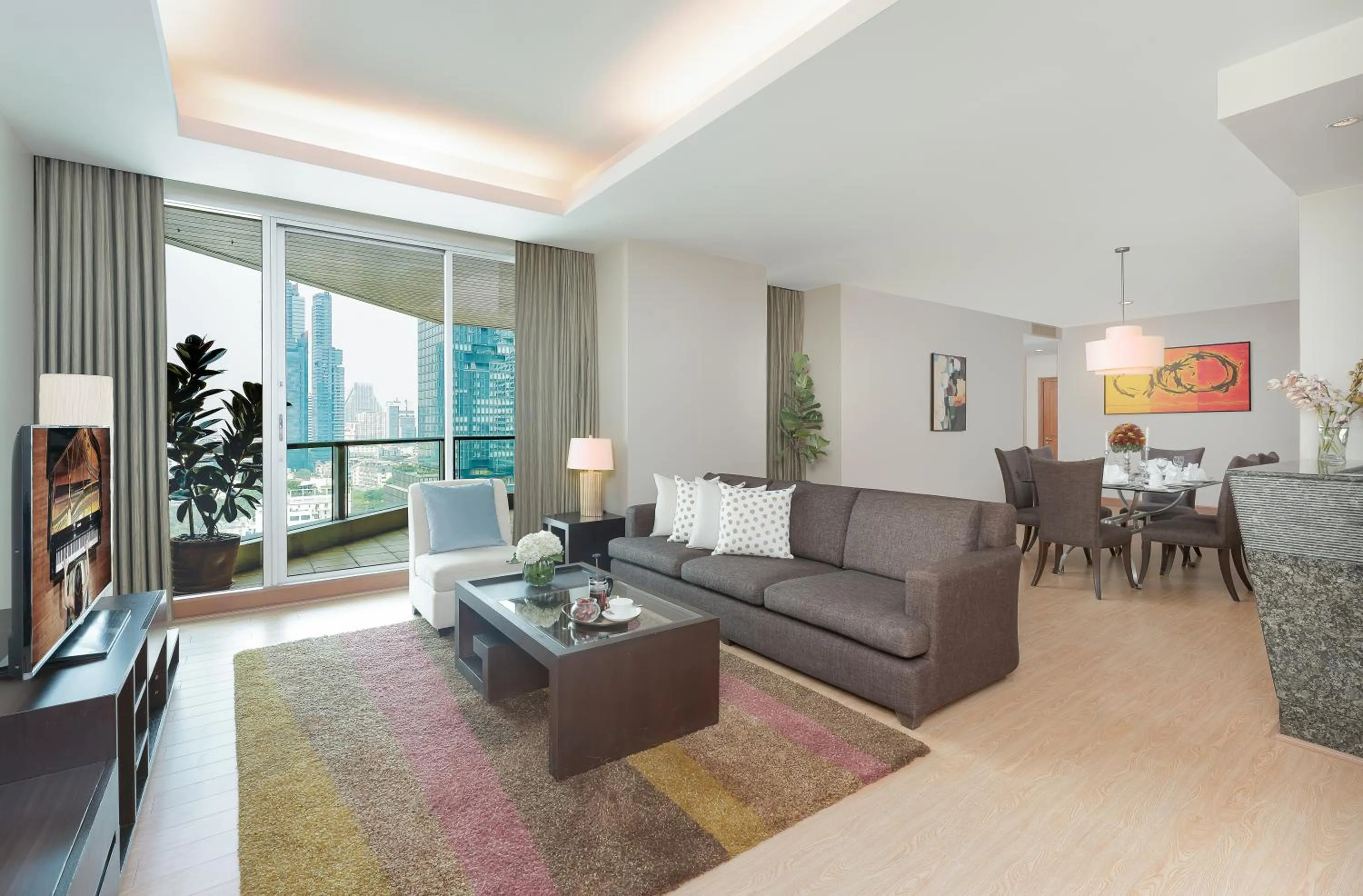 Living room in Ascott Sathorn Bangkok