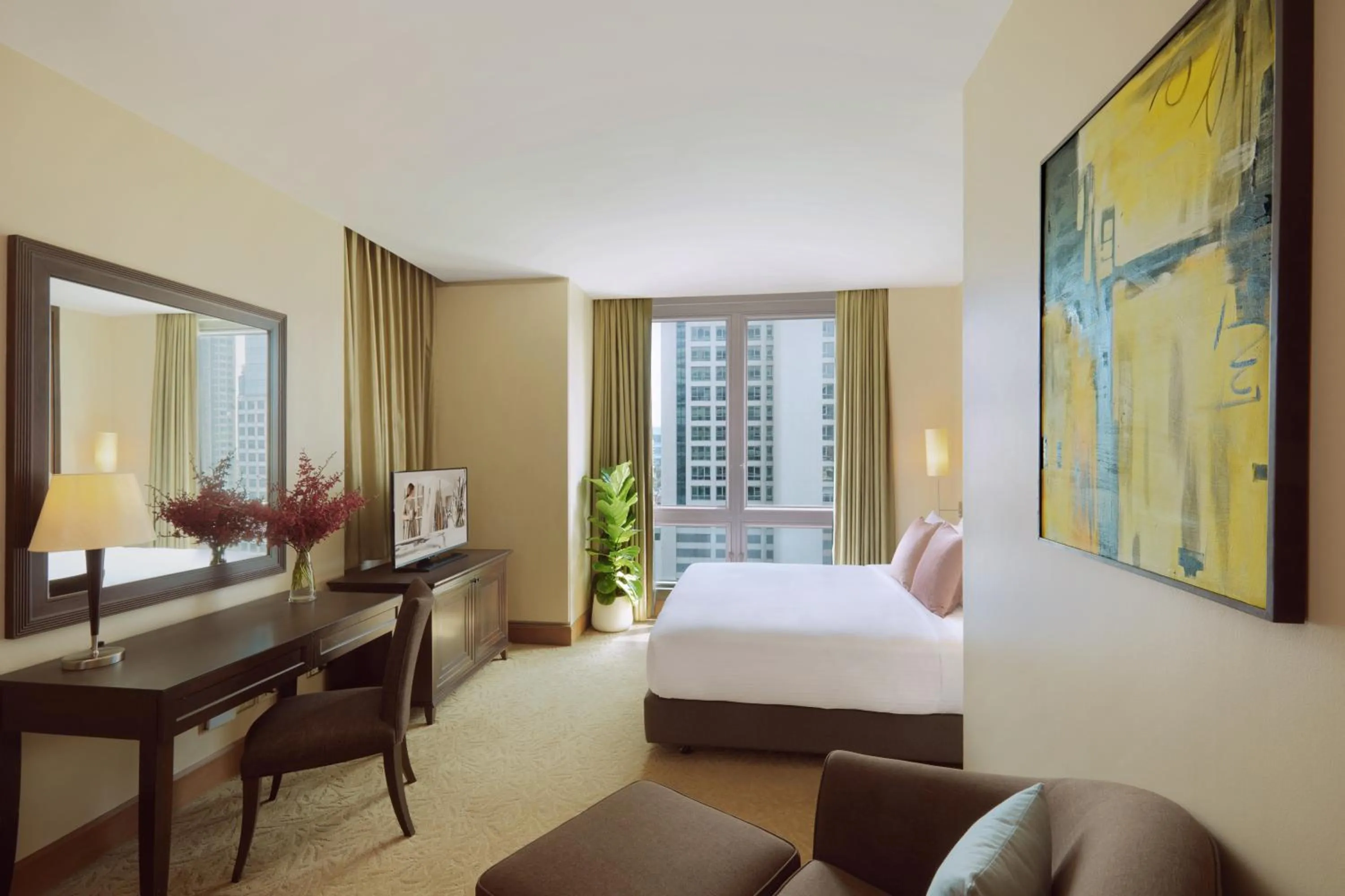 Bedroom, Bed in Ascott Sathorn Bangkok