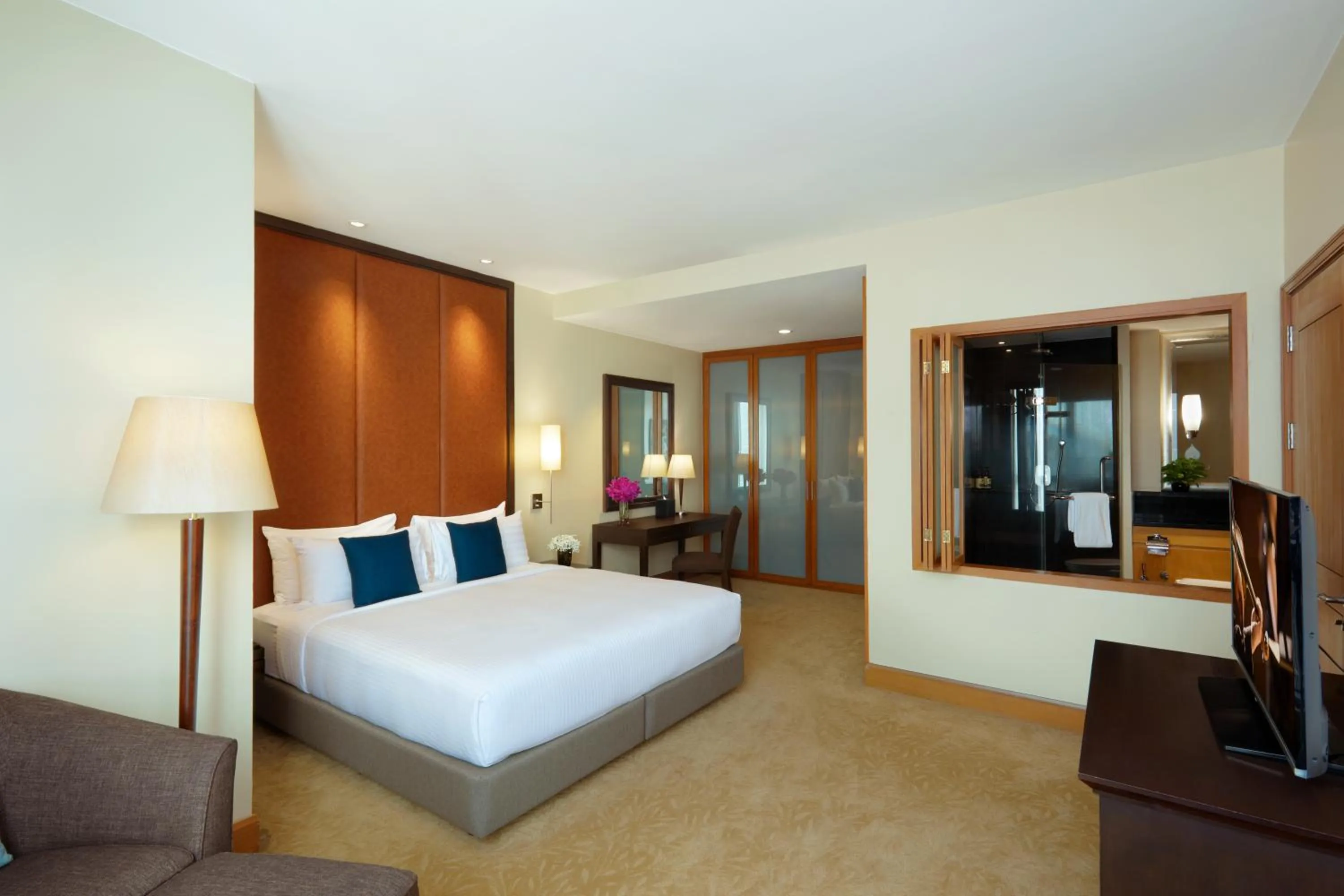 Bedroom, Bed in Ascott Sathorn Bangkok