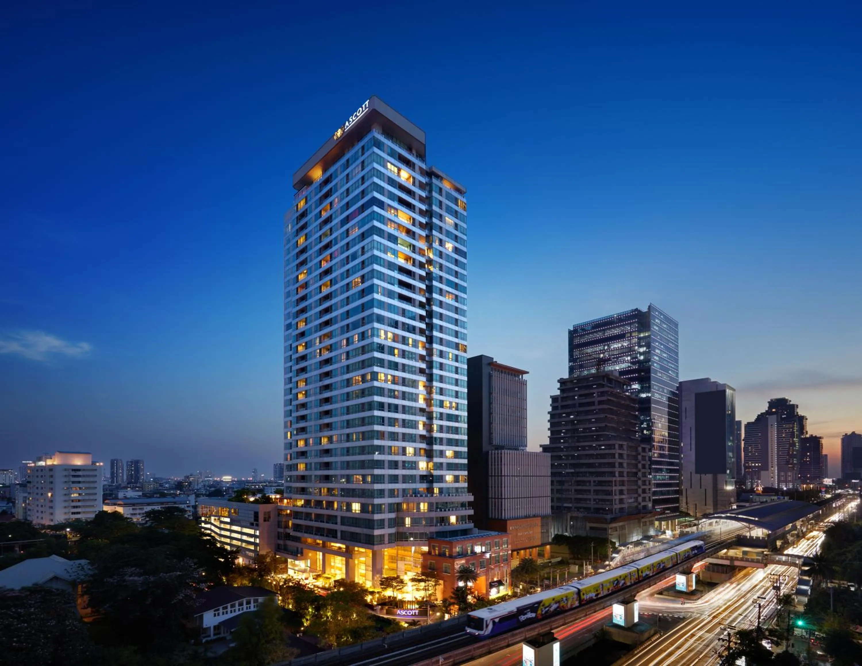 Property building in Ascott Sathorn Bangkok