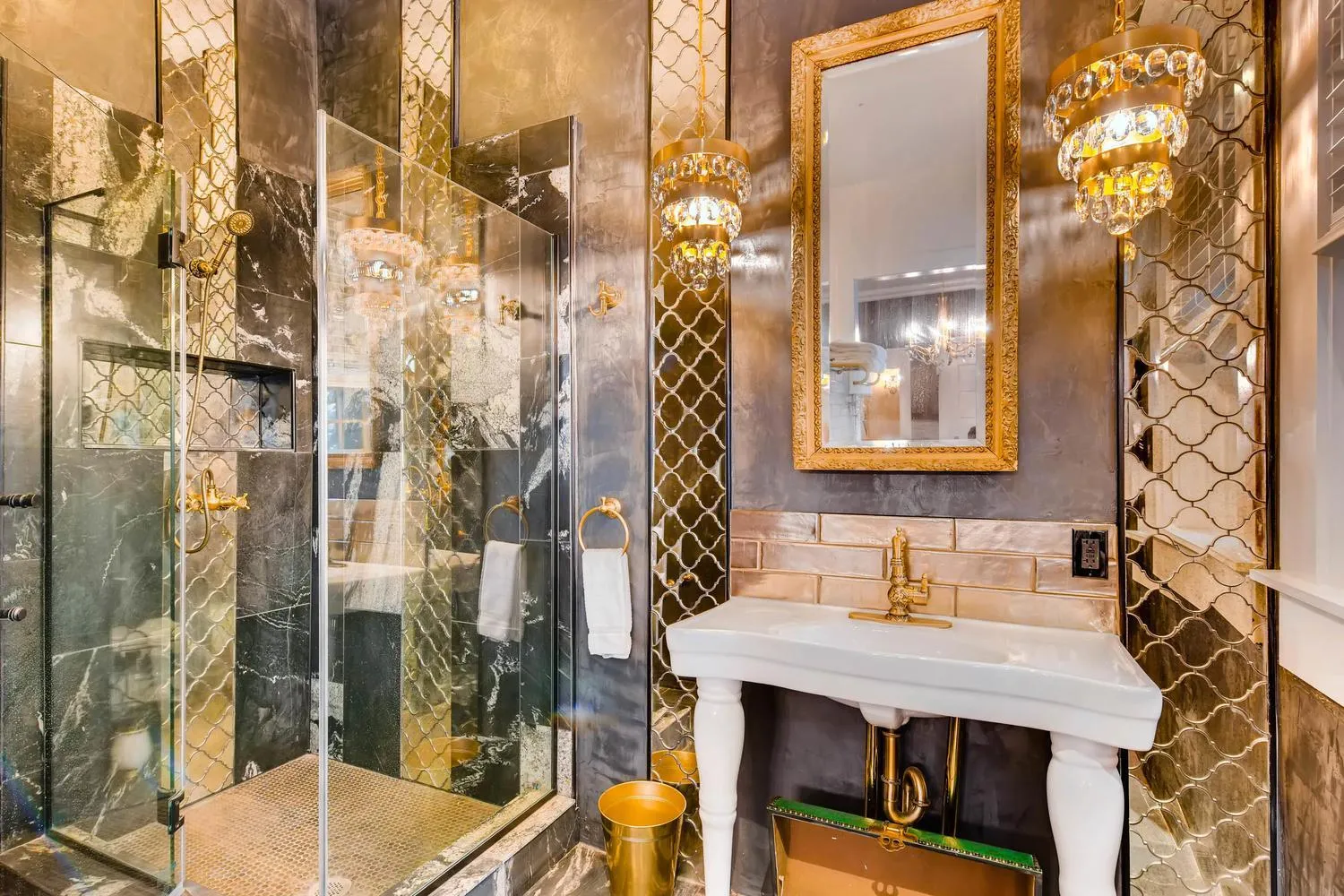 Bathroom in The Holiday Chalet Victorian