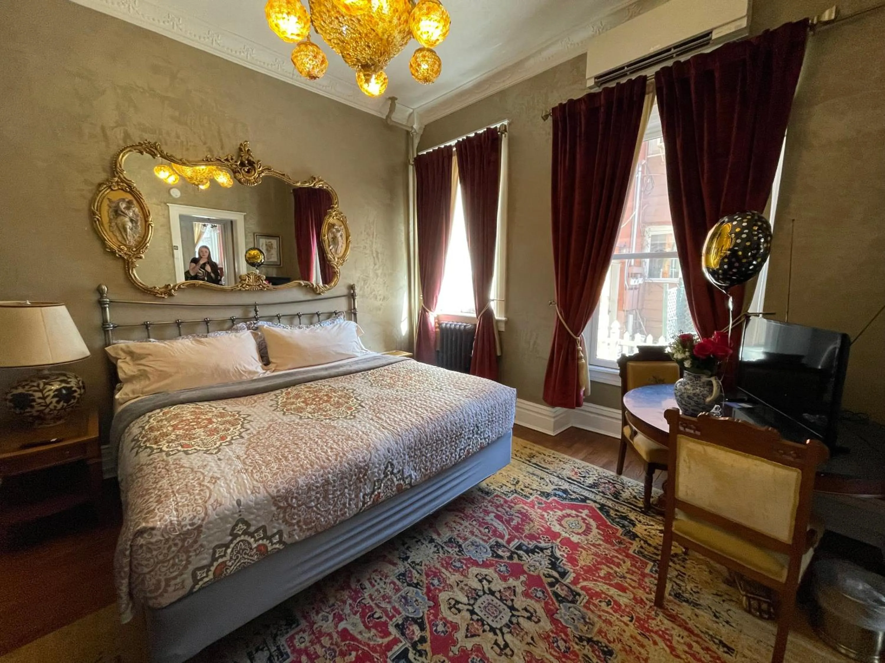 Bed in The Holiday Chalet Victorian