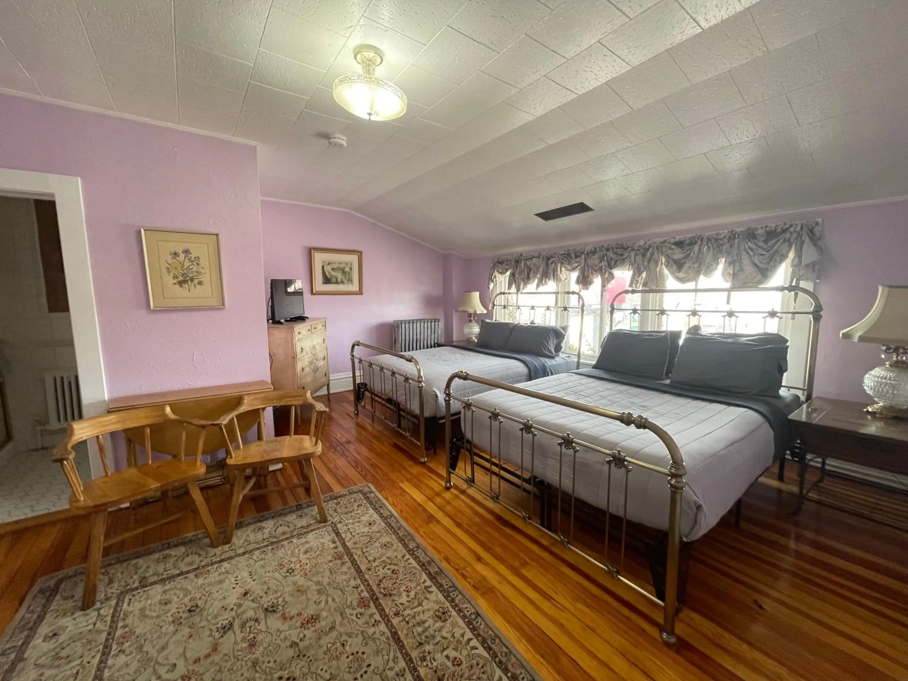 Bed in The Holiday Chalet Victorian