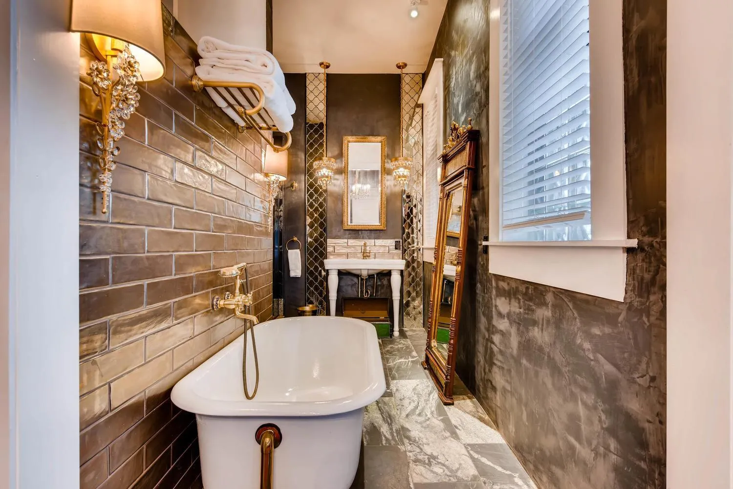 Bathroom in The Holiday Chalet Victorian