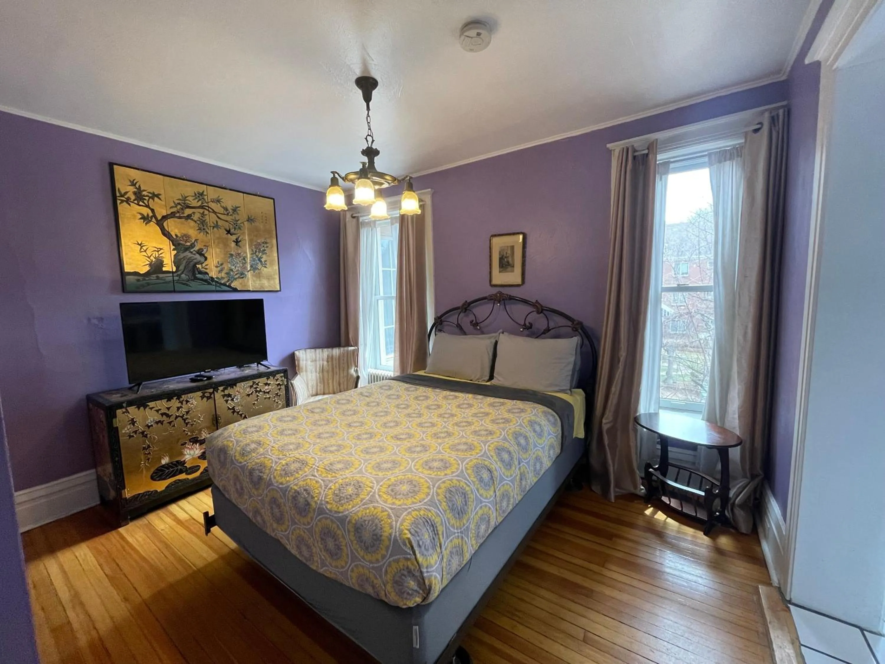 Bed in The Holiday Chalet Victorian