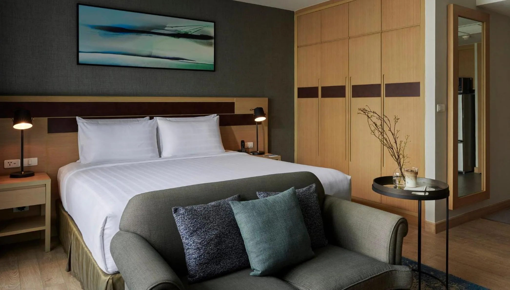 Photo of the whole room, Bed in Shama Lakeview Asoke Bangkok