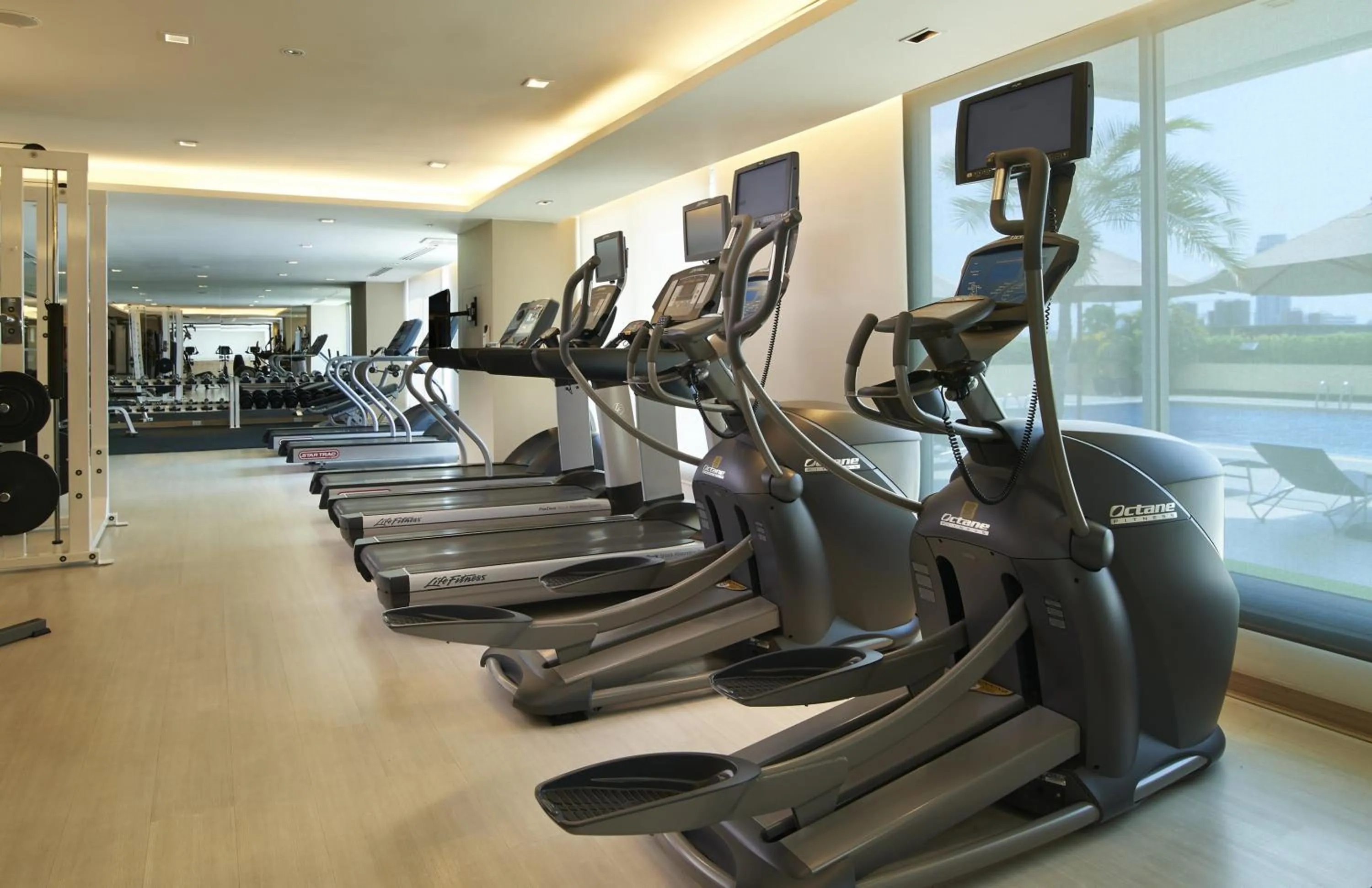Fitness centre/facilities in Shama Lakeview Asoke Bangkok