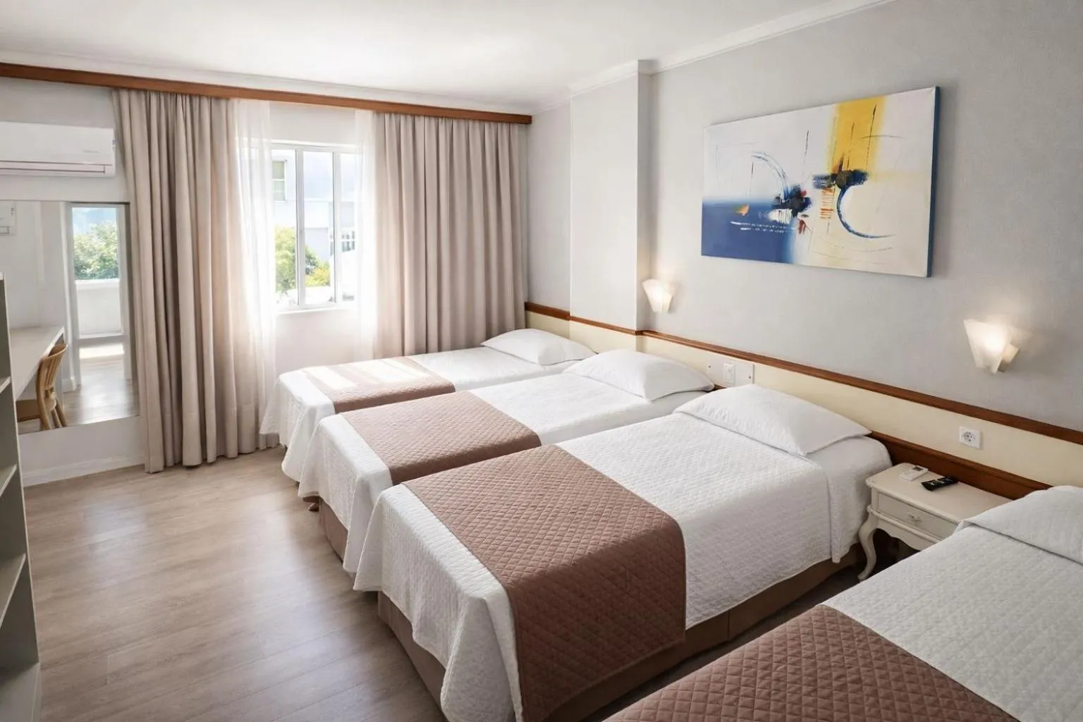 Bedroom, Bed in Hotel Gracher Praia