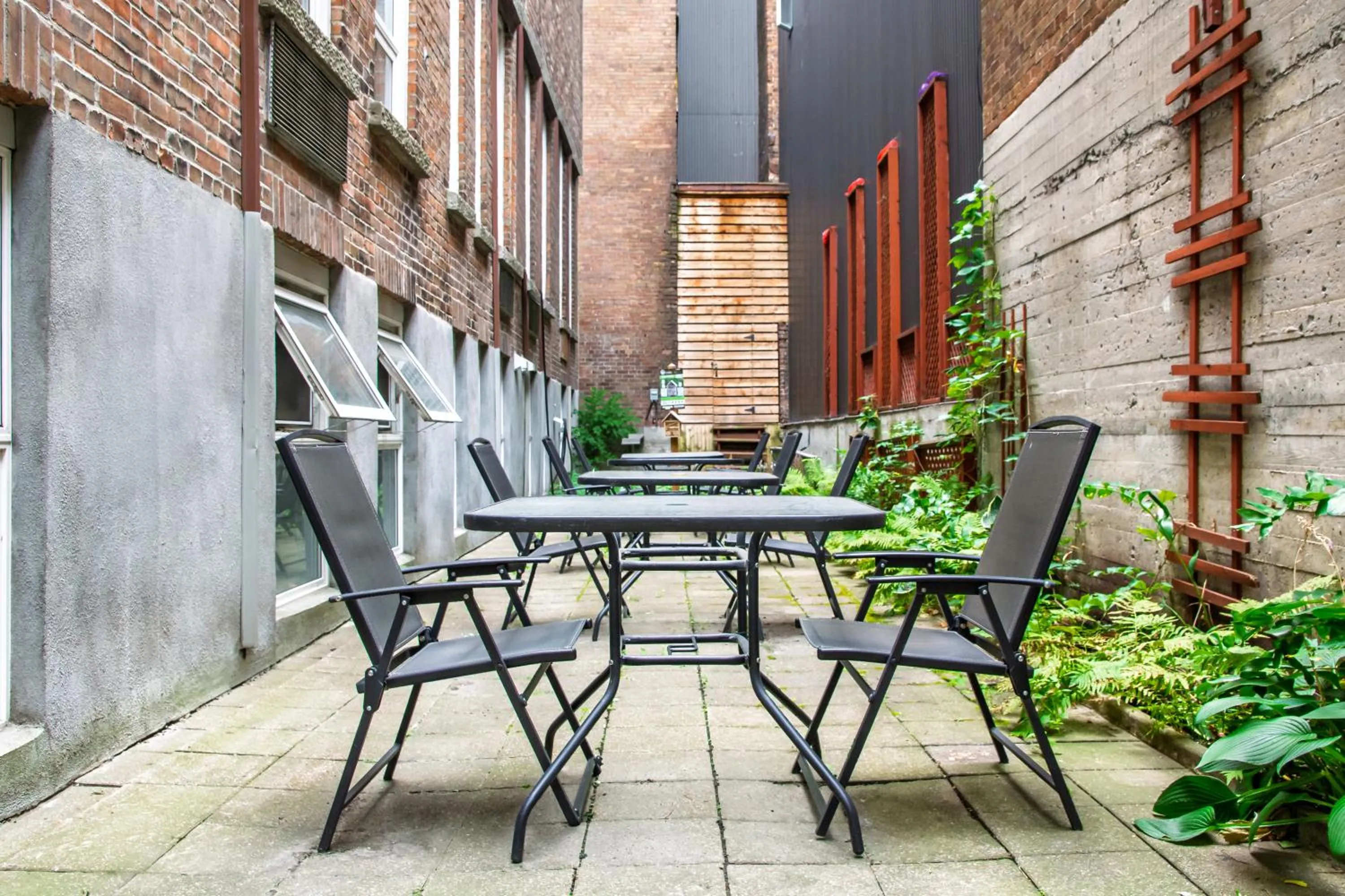 Balcony/Terrace in Hôtel du Jardin - Par Les Lofts Vieux-Québec