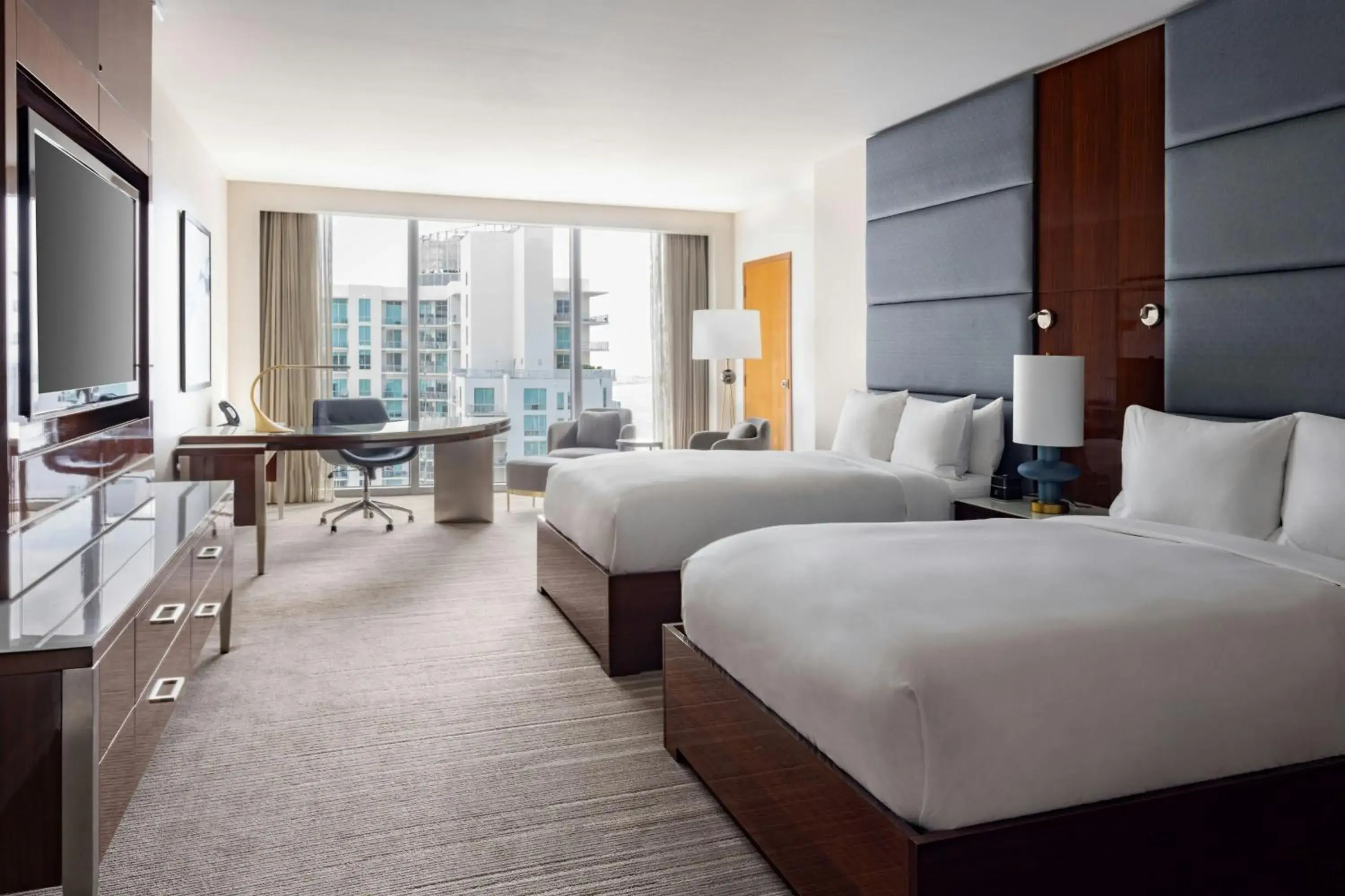 Deluxe Double Room with Two Double Beds in JW Marriott Marquis Miami Deluxe Double Room with Two Double Beds in JW Marriott Marquis Miami