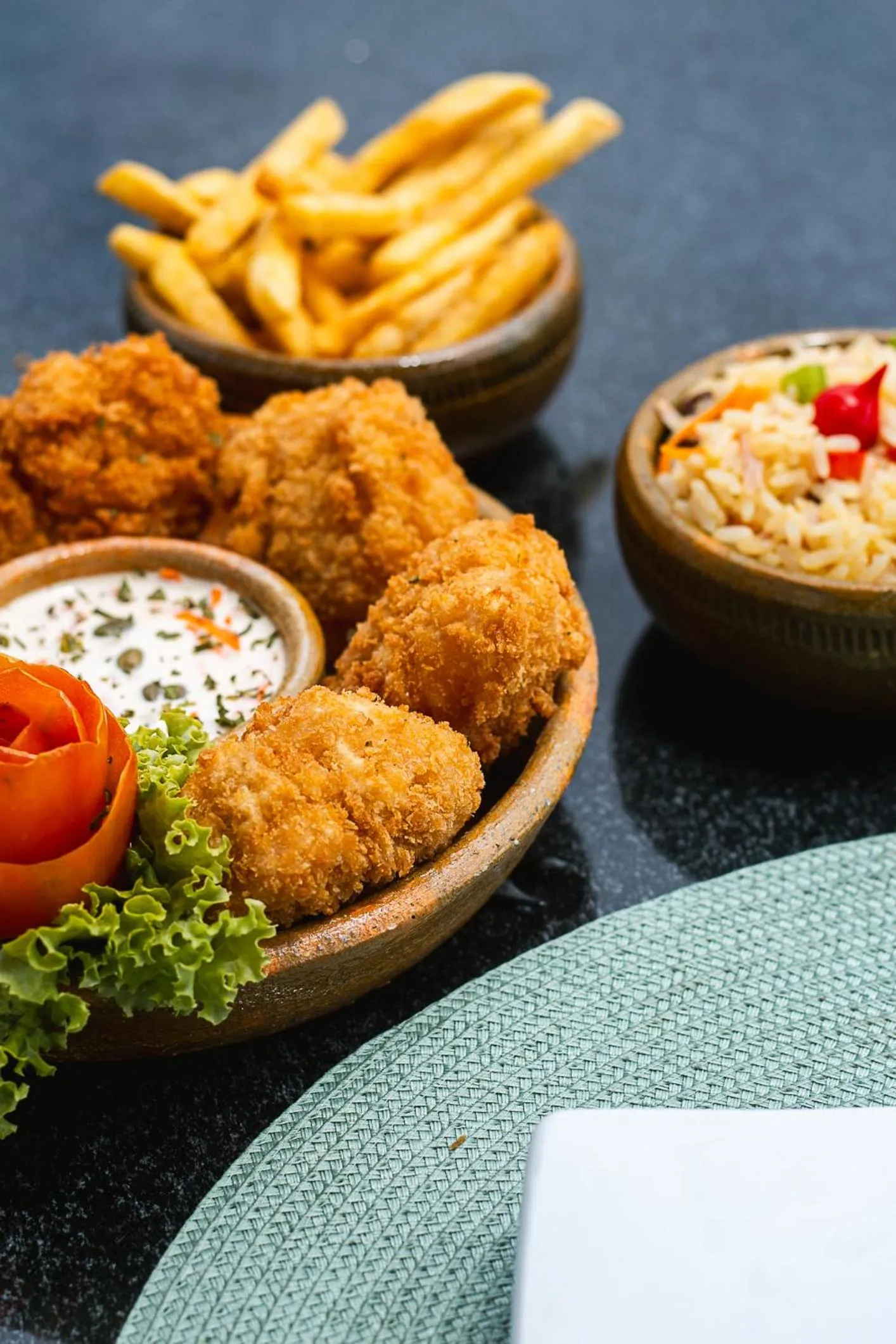 Food and drinks in Baía Branca Porto de Galinhas