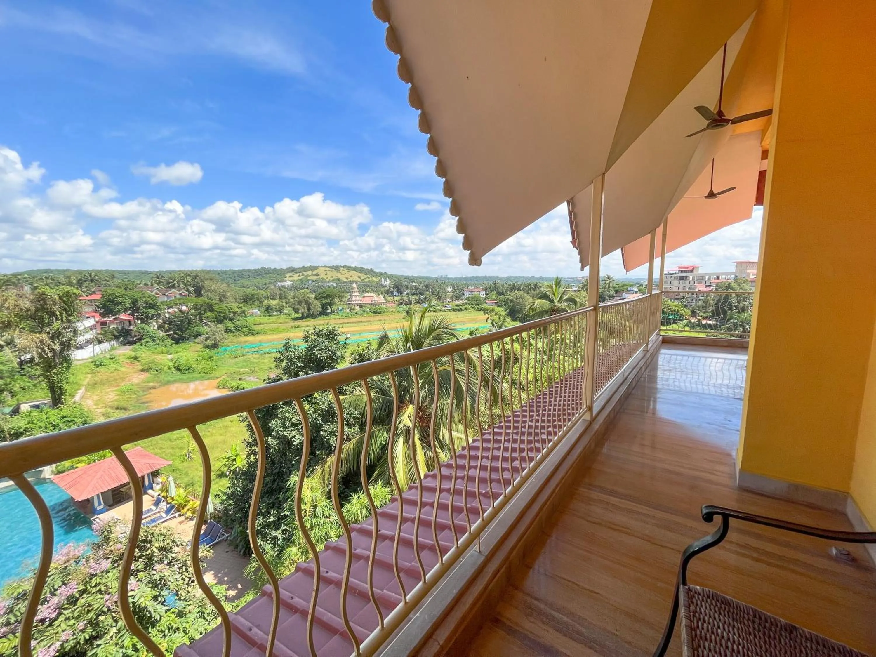 Pool view in Acron Candolim Regina