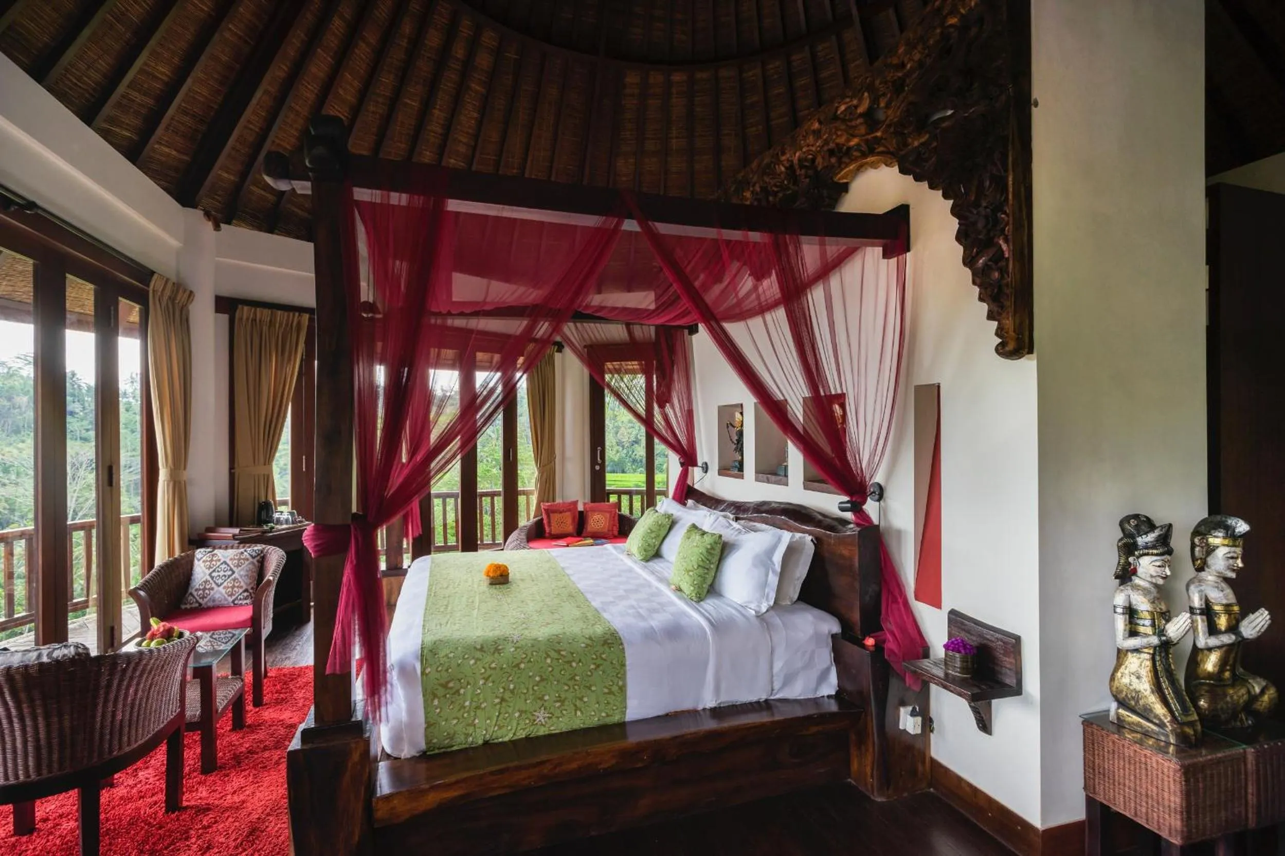 Bed in Adiwana Dara Ayu Villas