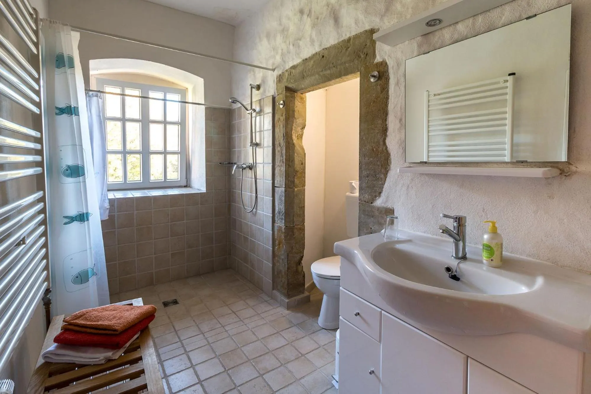 Shower in Kloster Malgarten