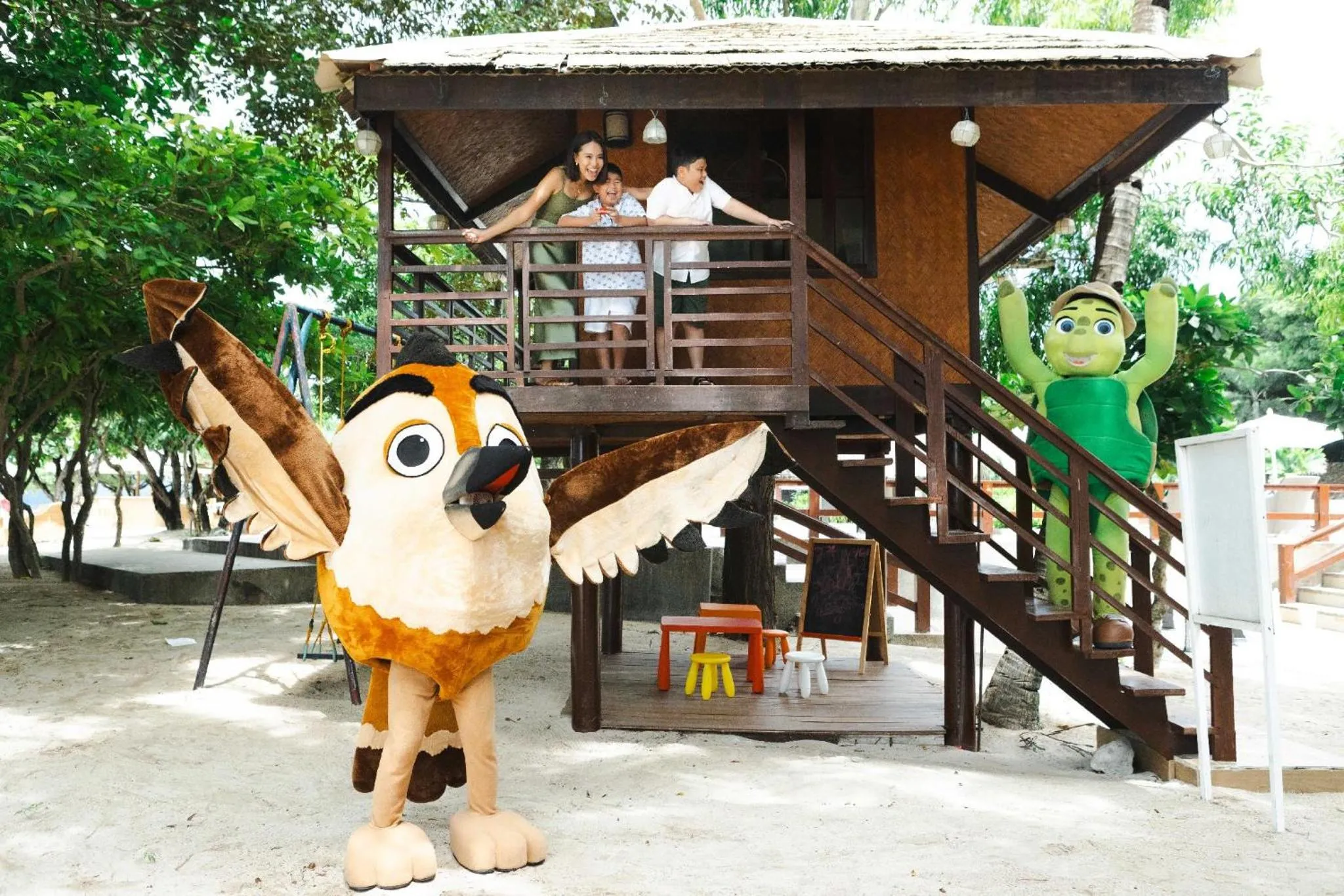 children in Discovery Coron formerly Club Paradise Palawan