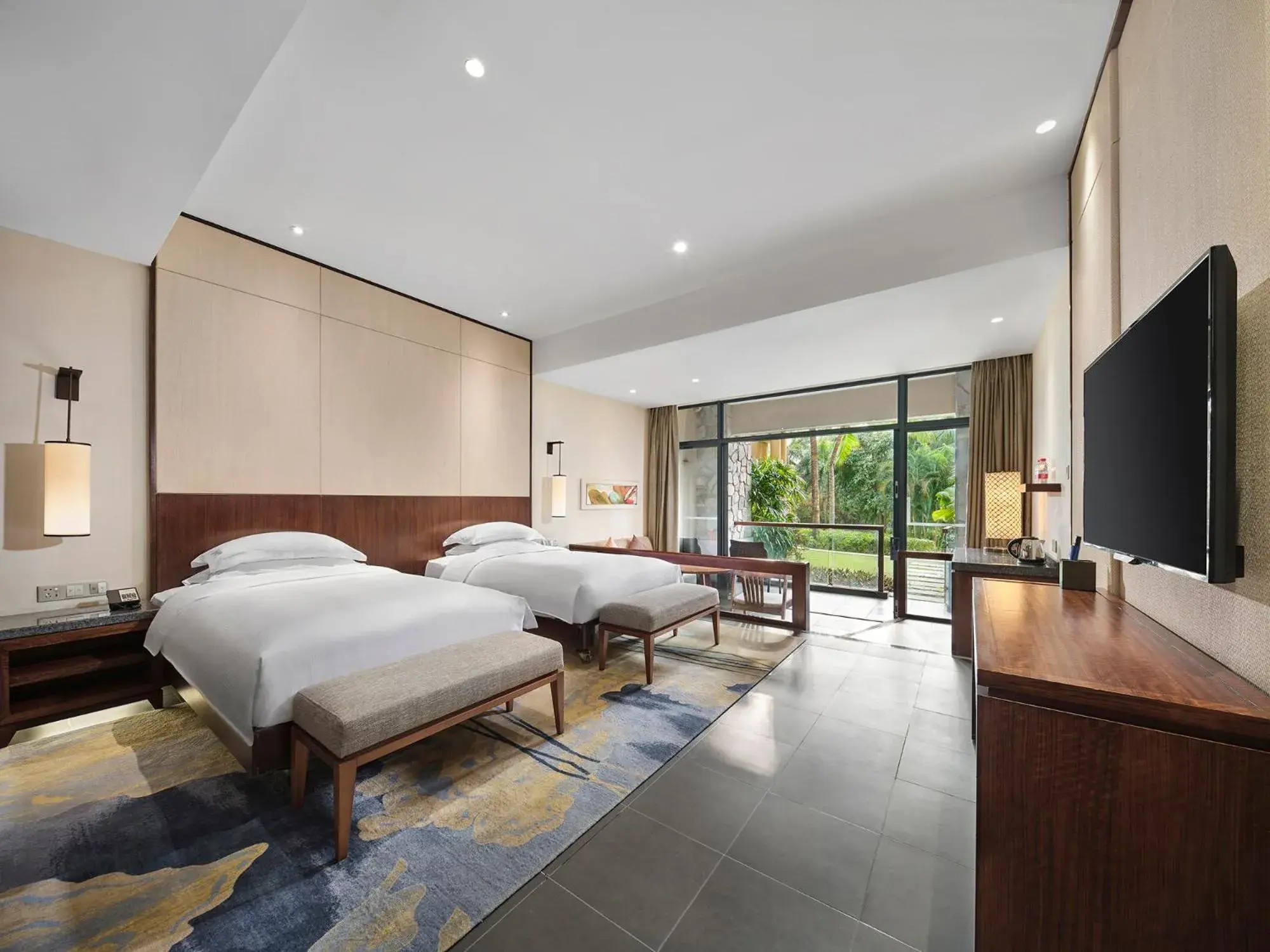 Deluxe Twin Room in Hilton Sanya Yalong Bay Resort & Spa Deluxe Twin Room in Hilton Sanya Yalong Bay Resort & Spa