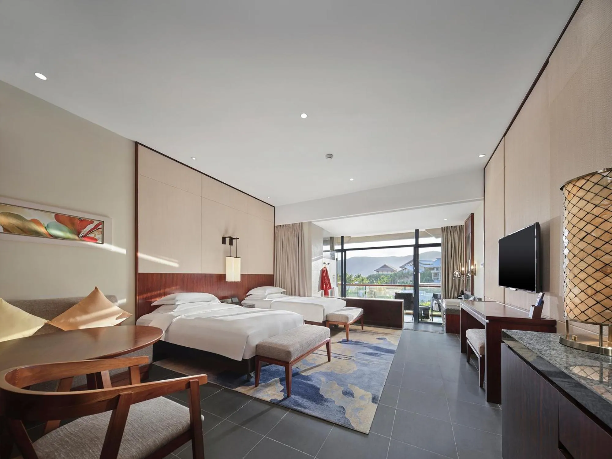 Property building, Bed in Hilton Sanya Yalong Bay Resort & Spa