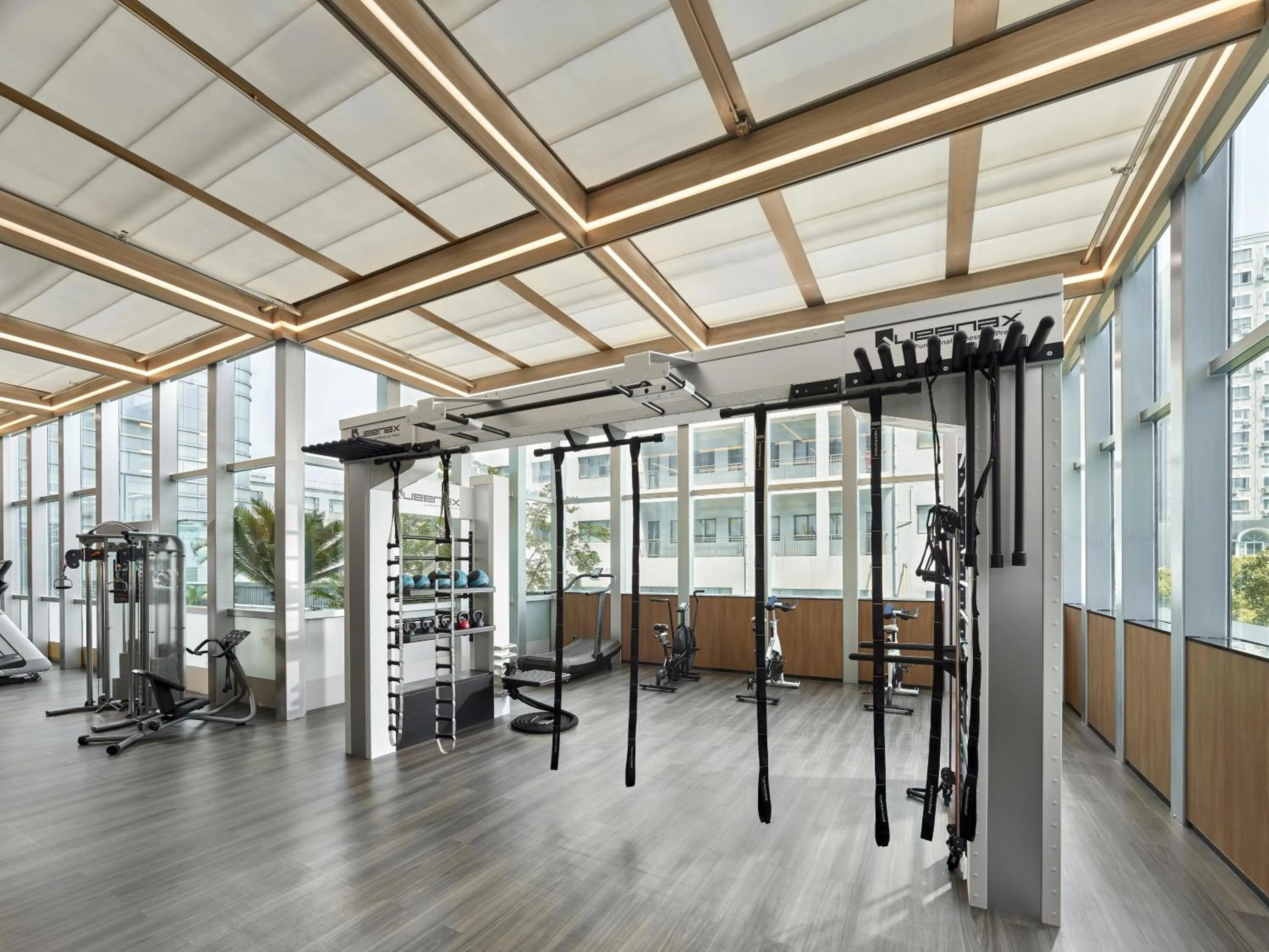 Fitness centre/facilities in Hilton Shanghai Hongqiao