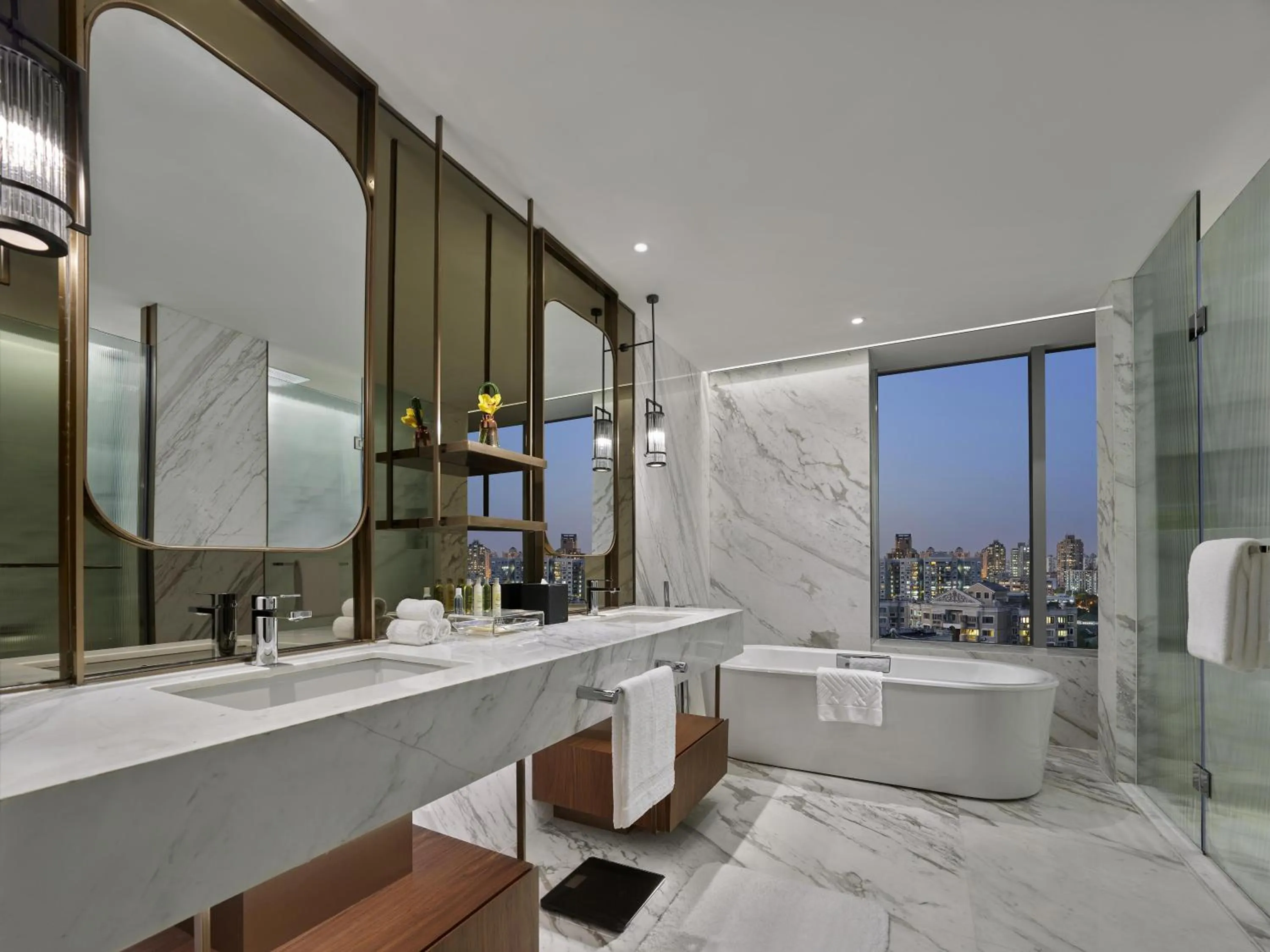 Bathroom in Hilton Shanghai Hongqiao