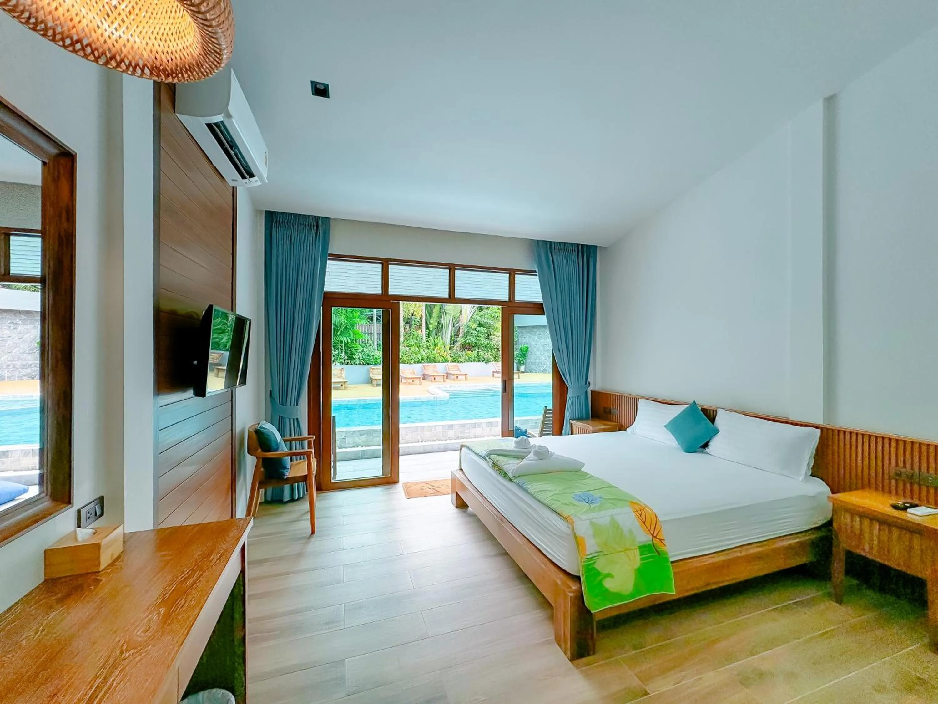 Bed in Salakphet Resort