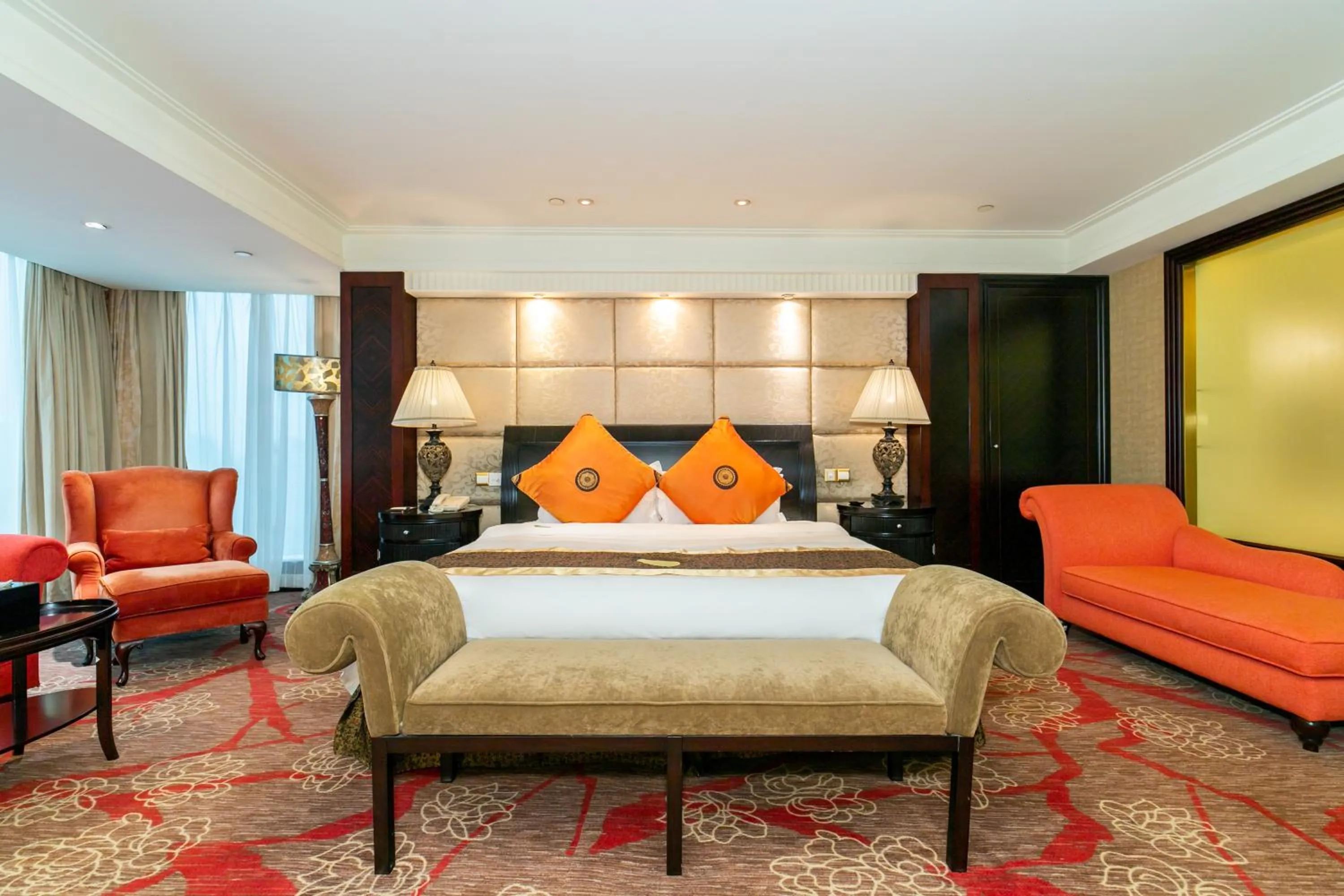 Bed in Royal Mediterranean Hotel