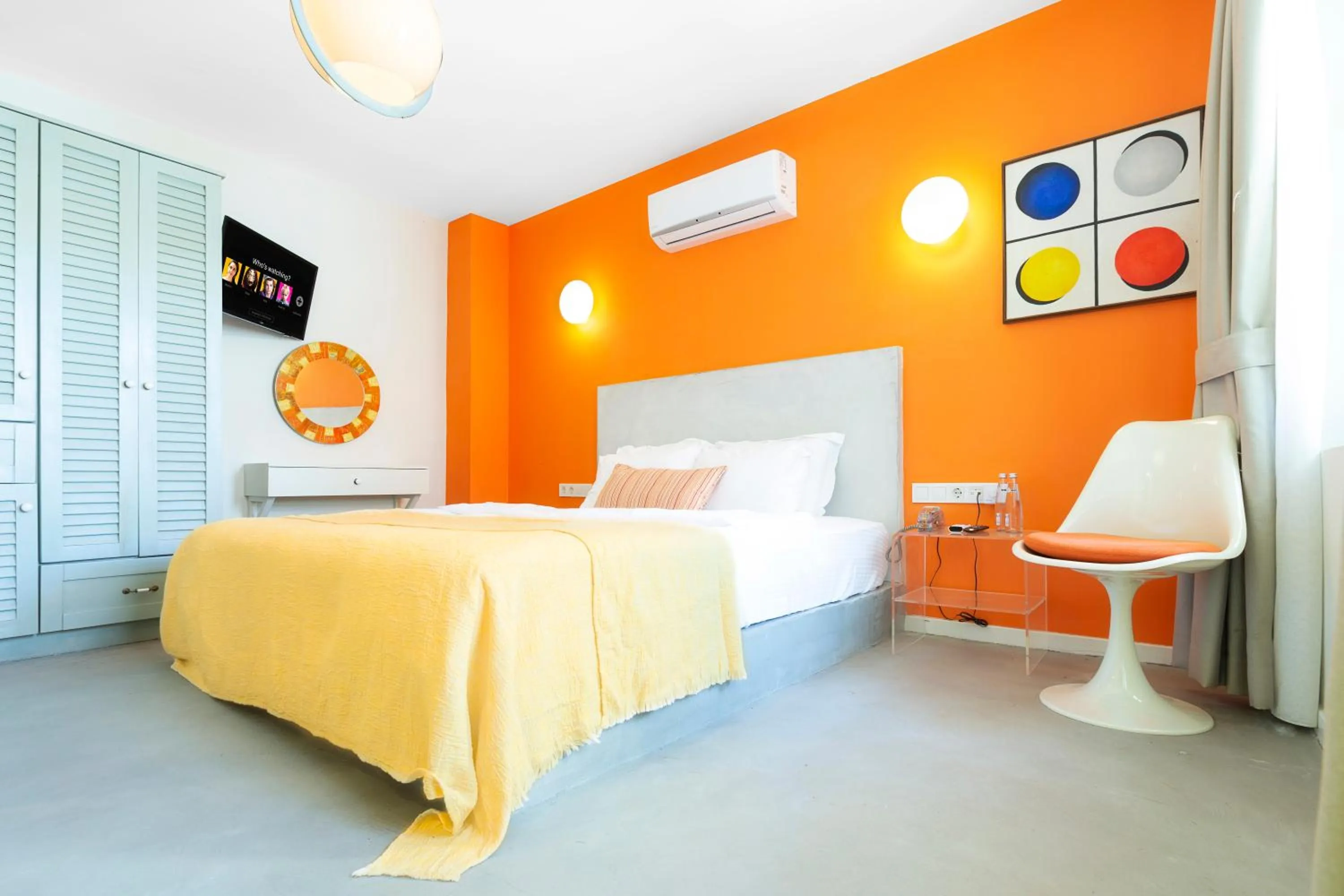 Bed in Hotel Pop Alaçatı