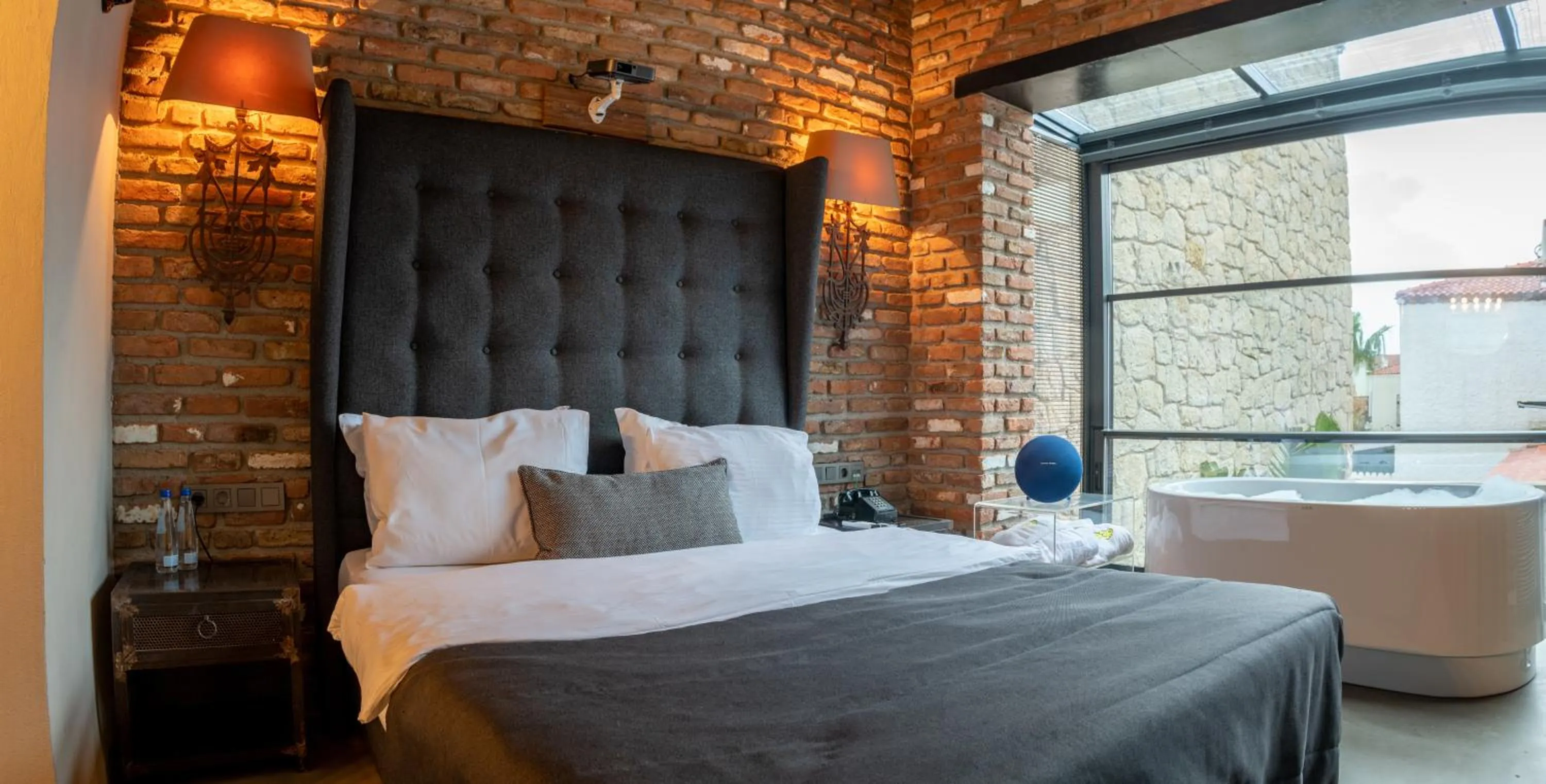 Bed in Hotel Pop Alaçatı