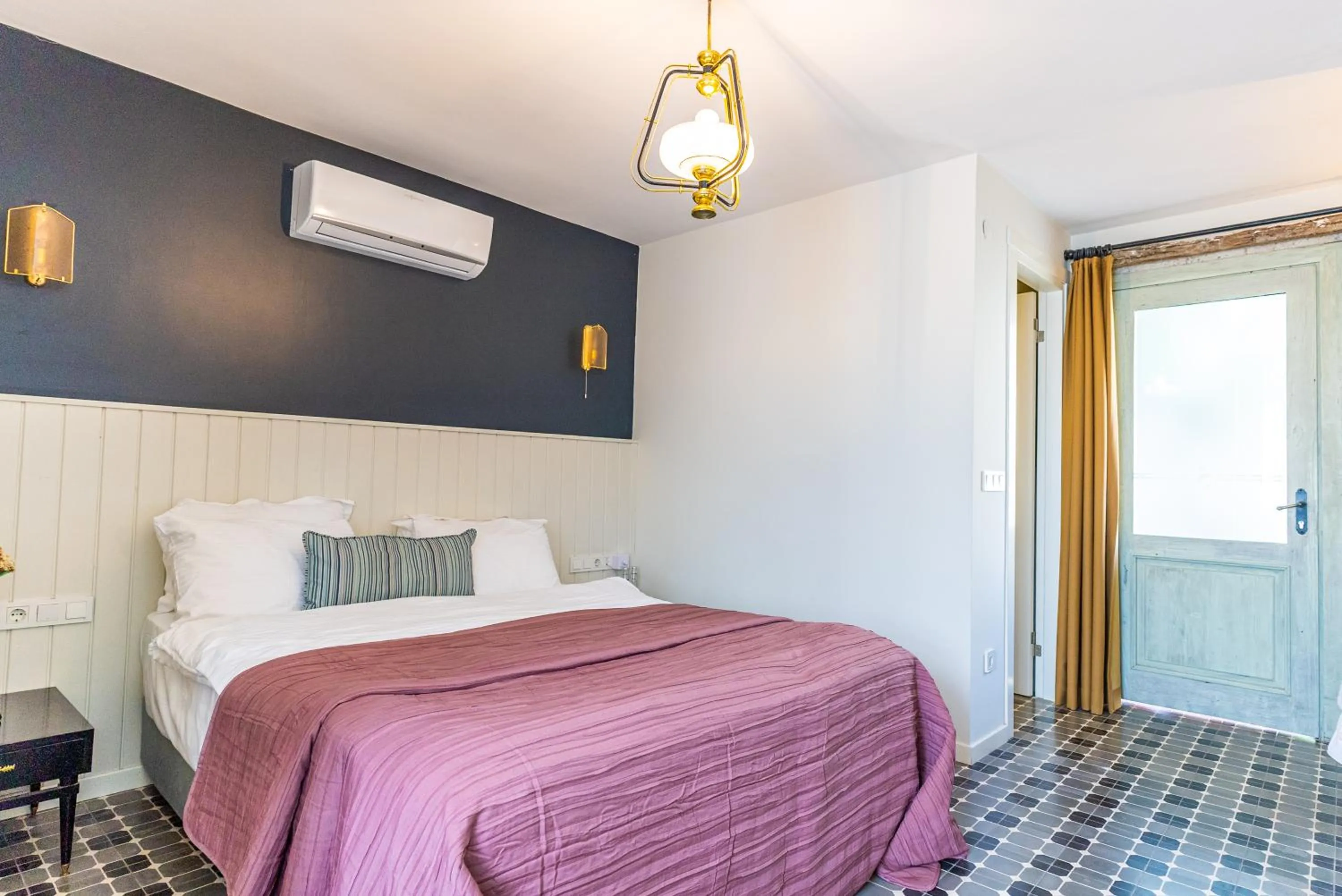 Bed in Hotel Pop Alaçatı