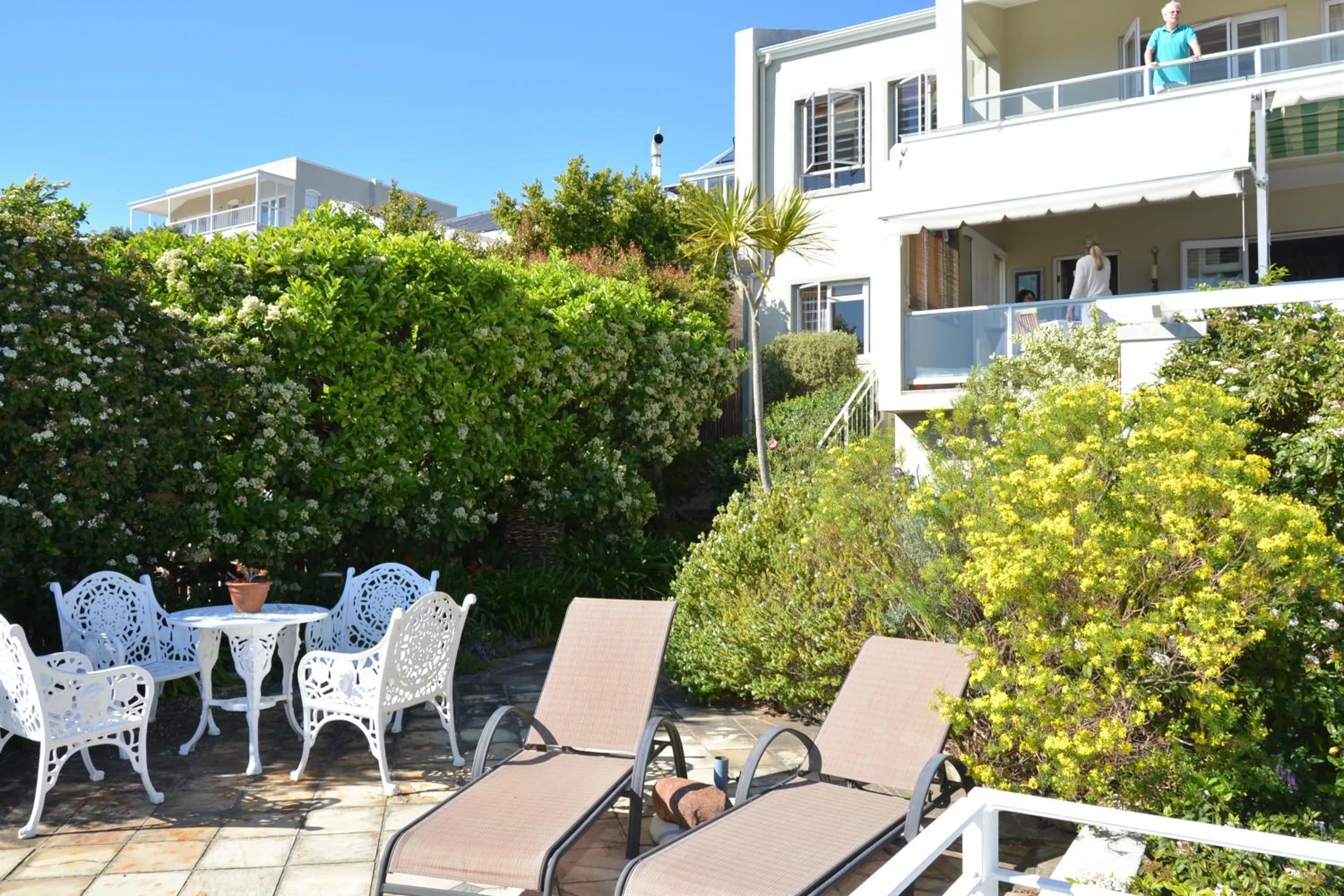 Patio in The Grosvenor Guest House & Self Catering