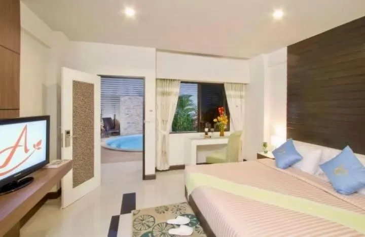 Bed in Ayara Grand Palace Hotel