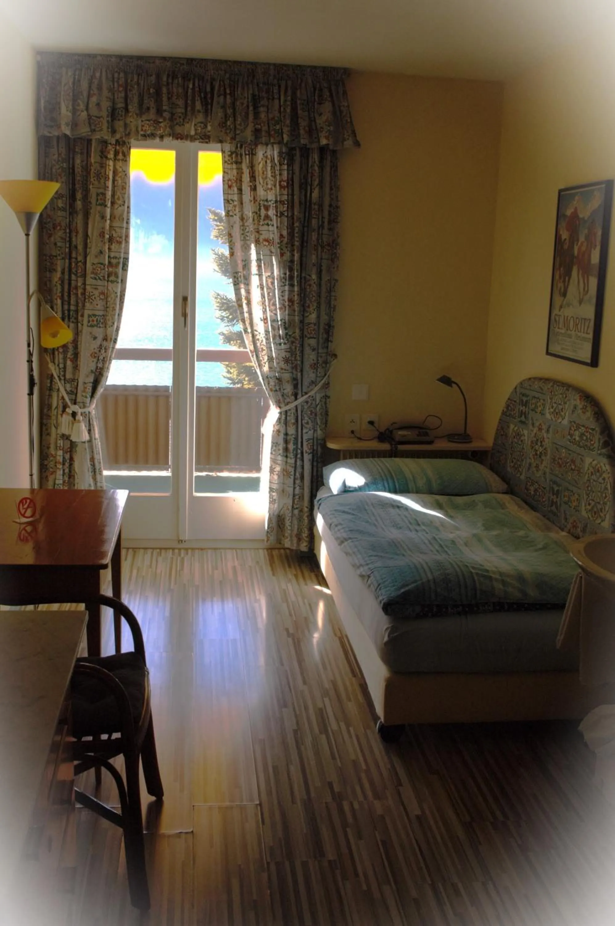 Bed in Seehotel Bären