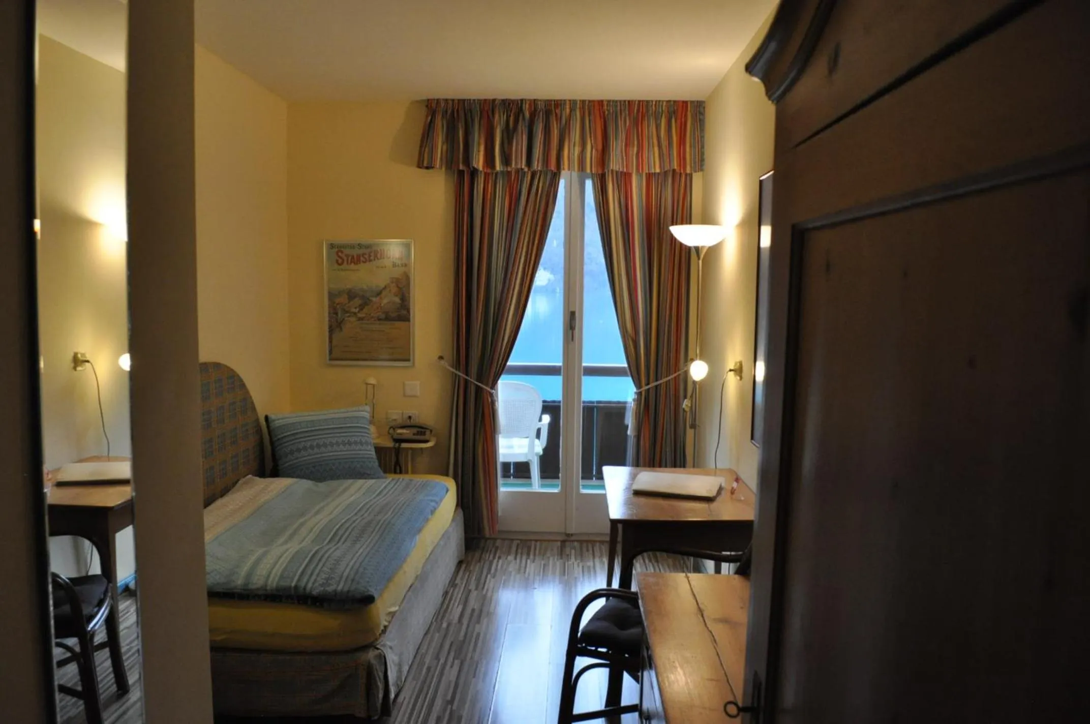 Bed in Seehotel Bären