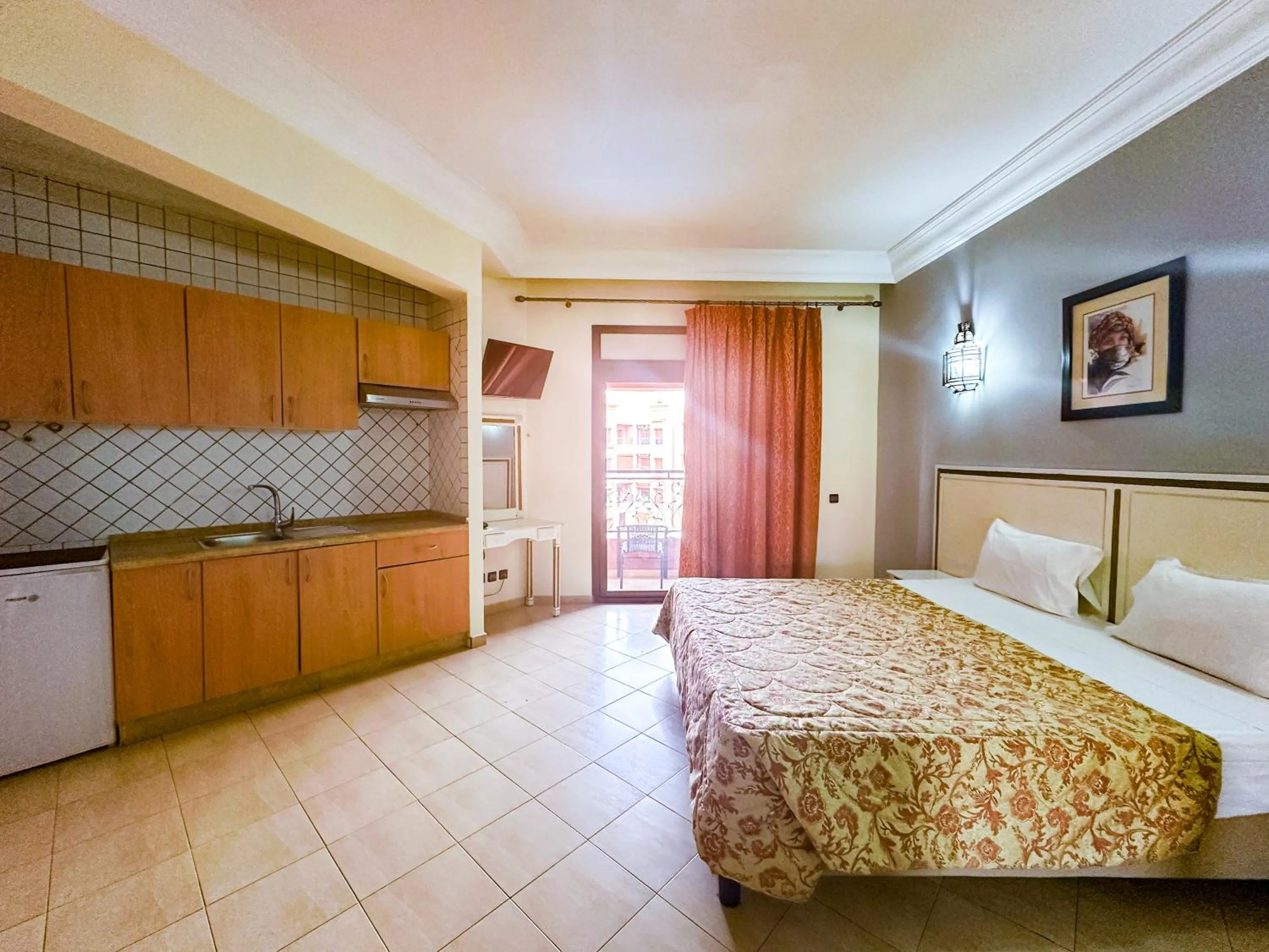 Bed in Mogador Menzah Appart Hôtel