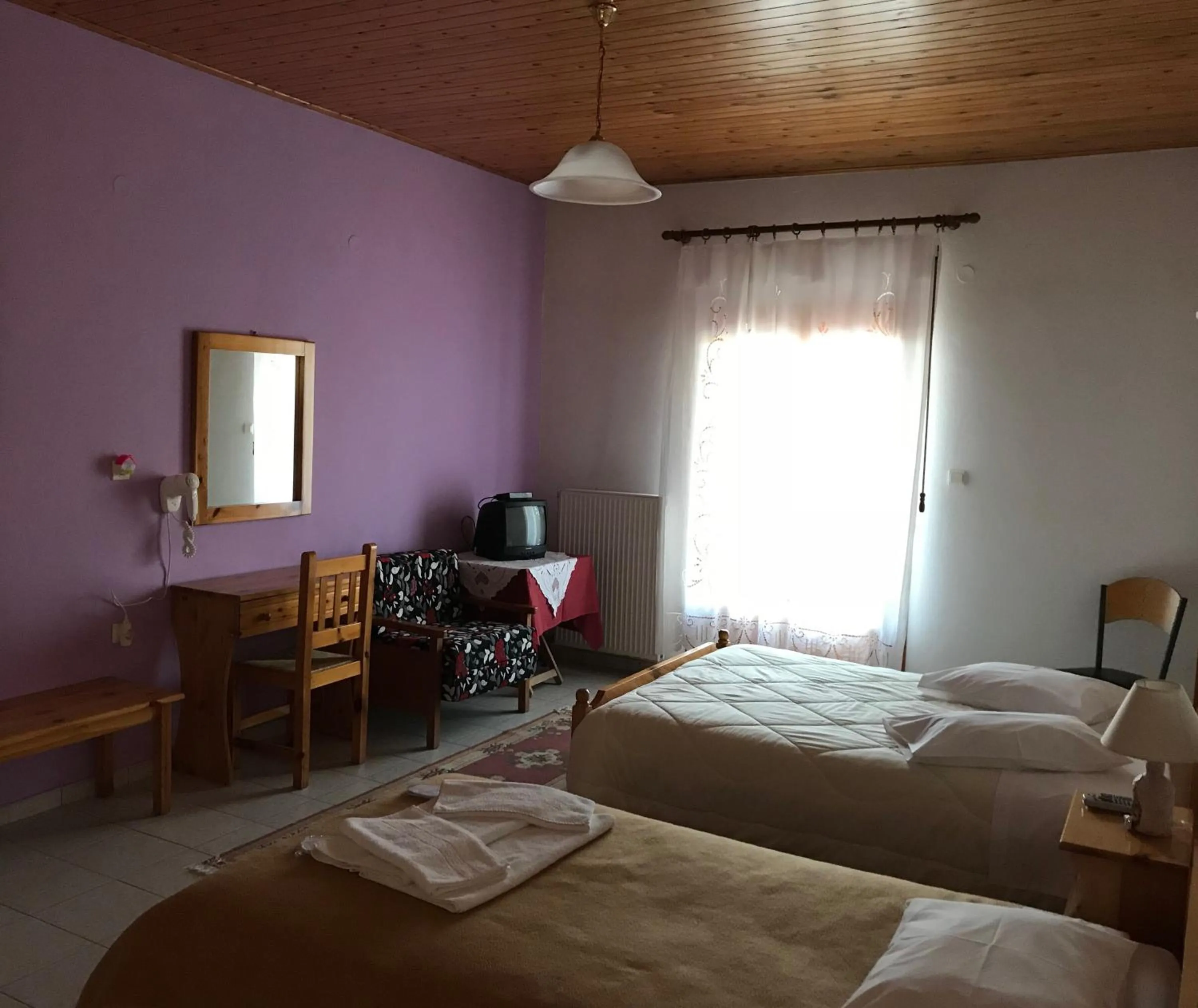 Photo of the whole room, Bed in Hotel Antigoni