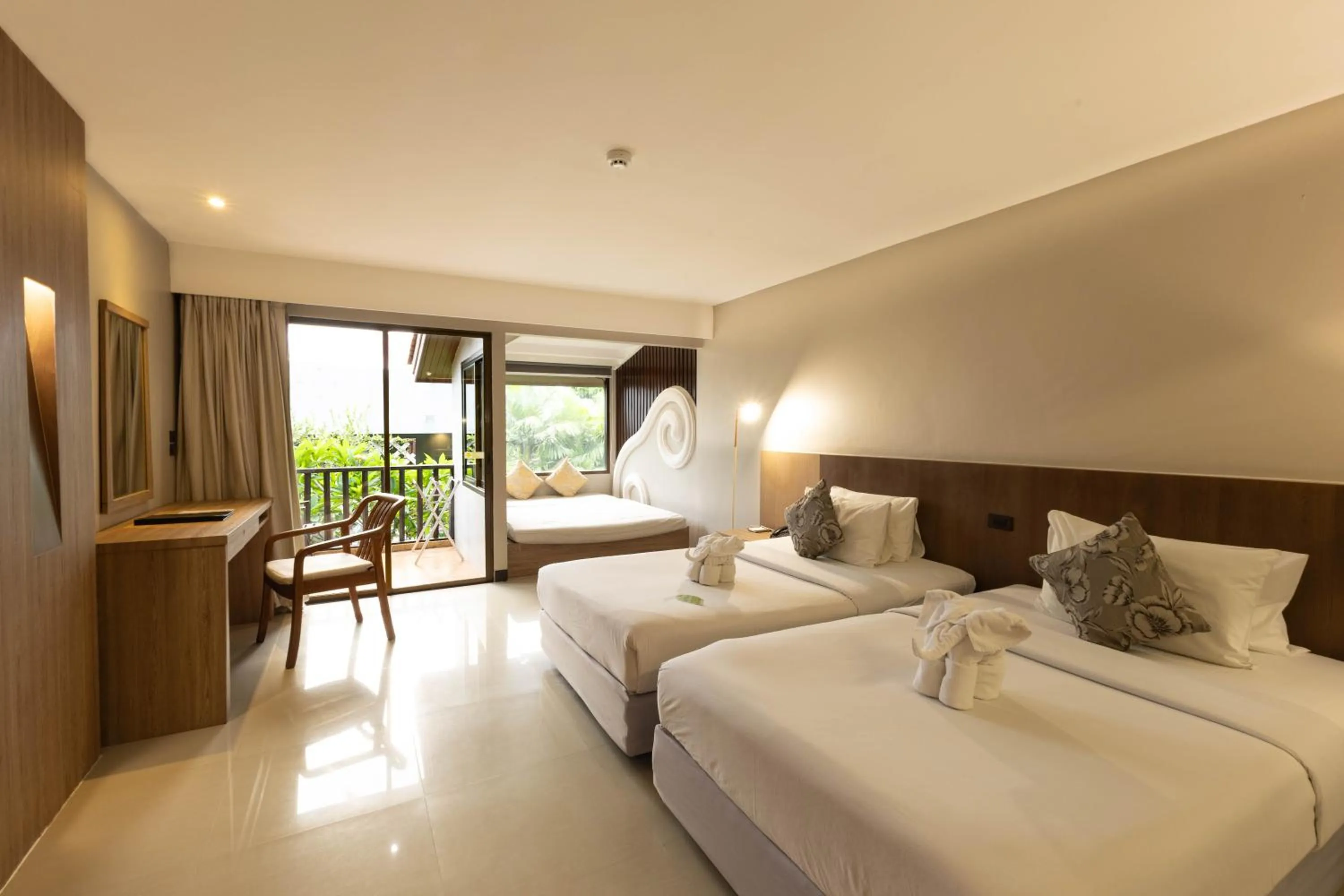 Bed in Andaman Cannacia Resort & Spa - SHA Extra Plus