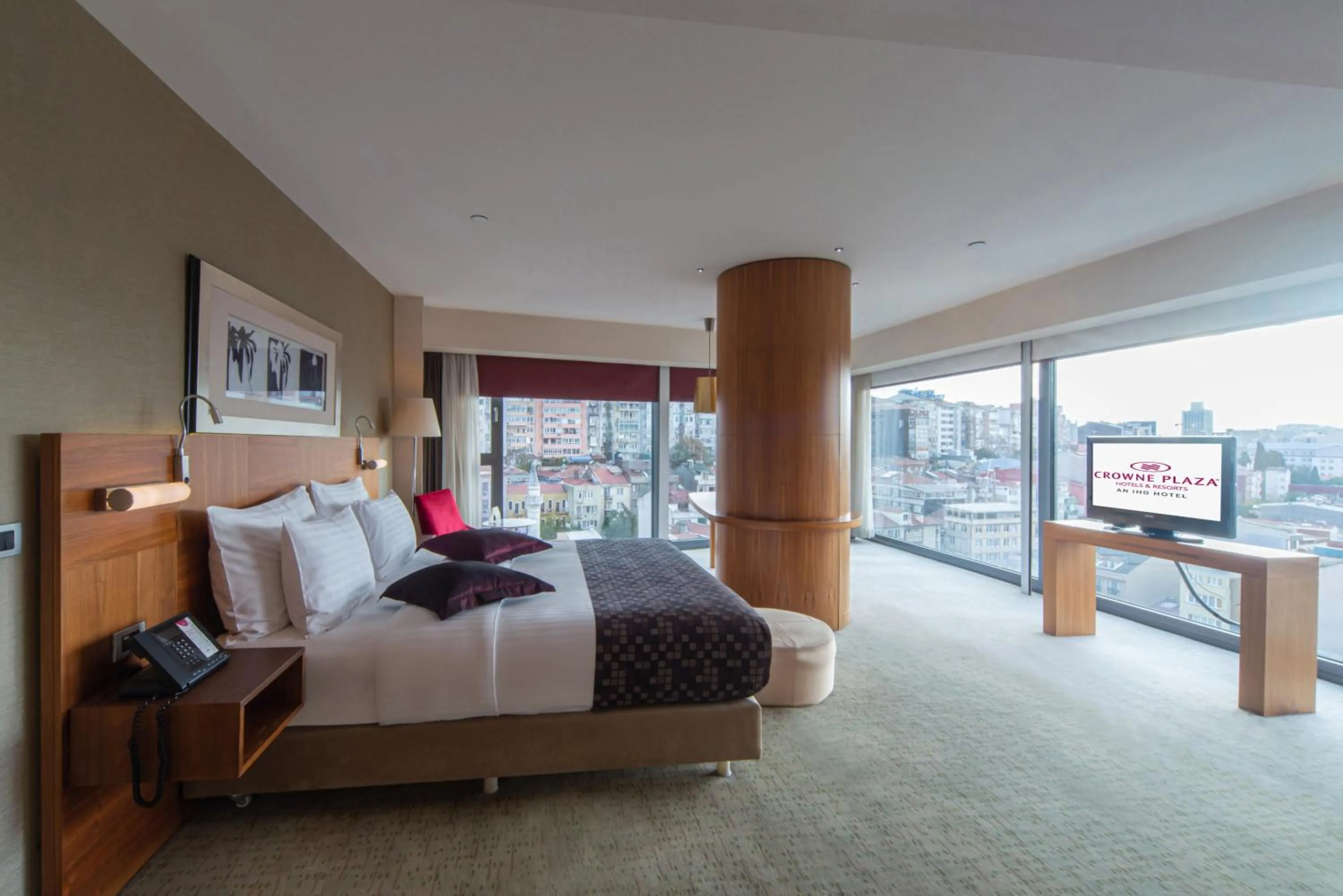 Bed in Crowne Plaza Istanbul Harbiye by IHG