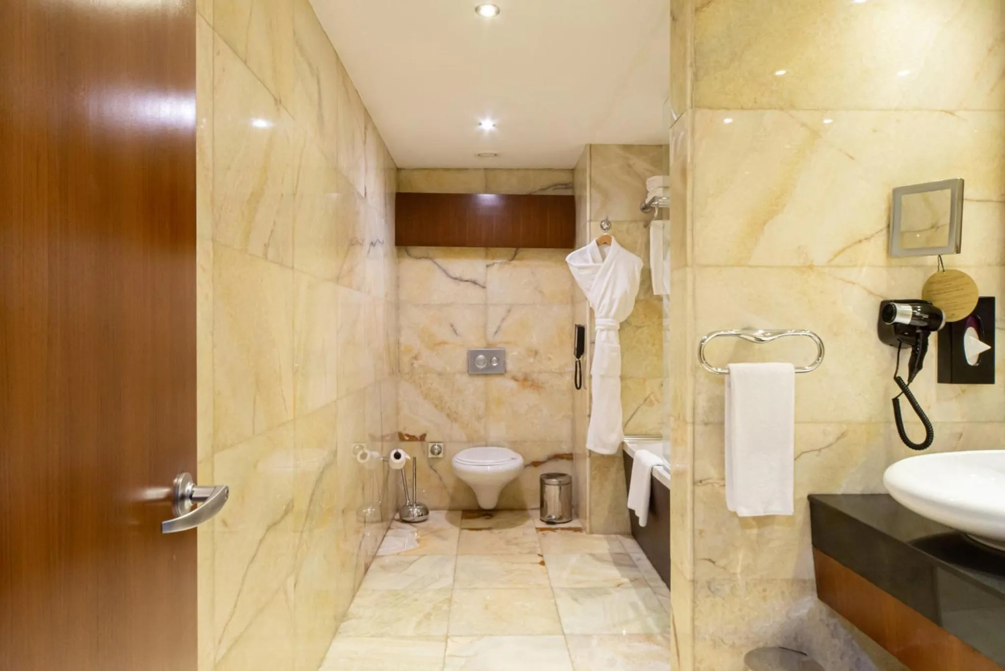 Bathroom in Crowne Plaza Istanbul Harbiye by IHG